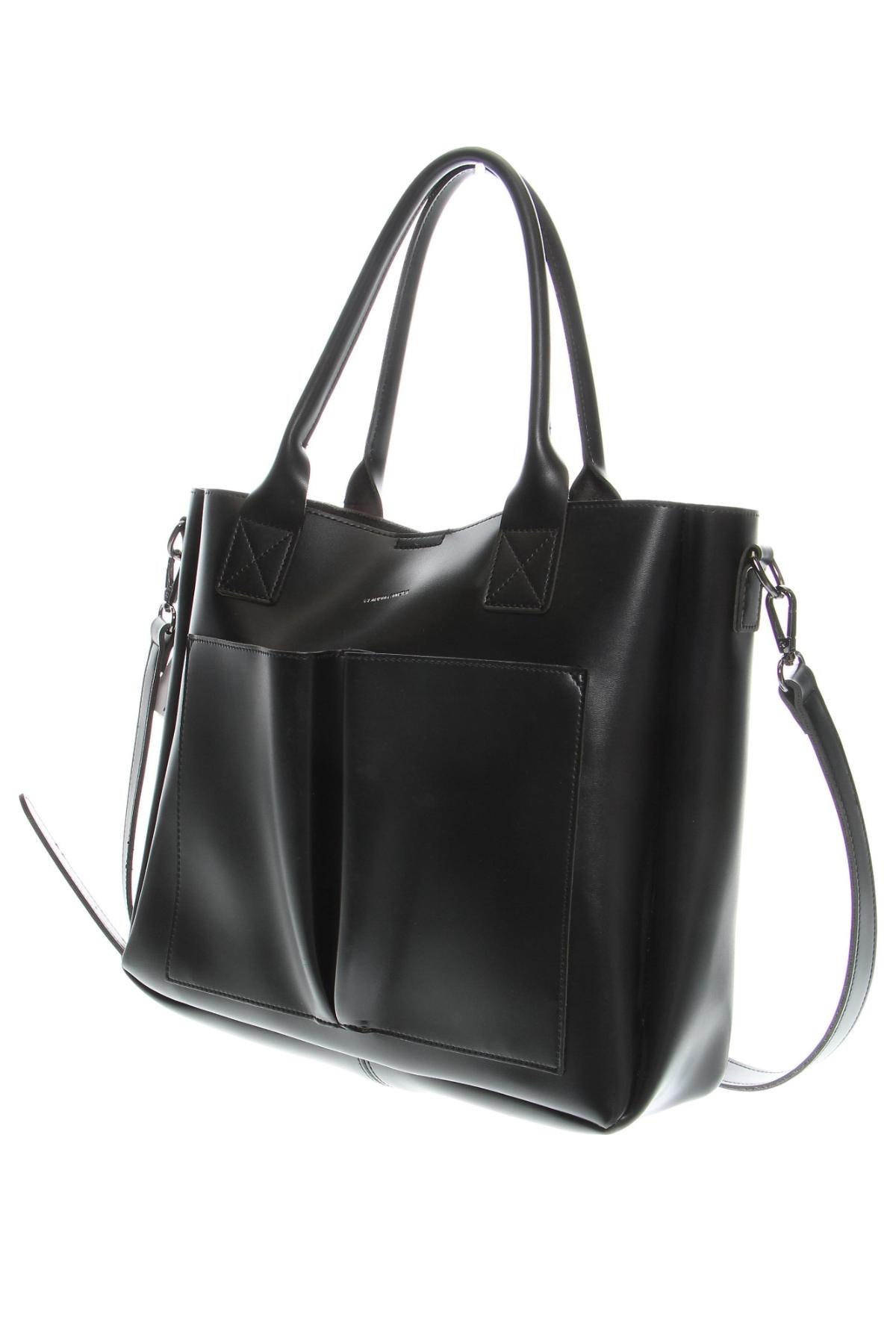 Дамска чанта Claudia Canova, Цвят Черен, Цена 41,00 лв.