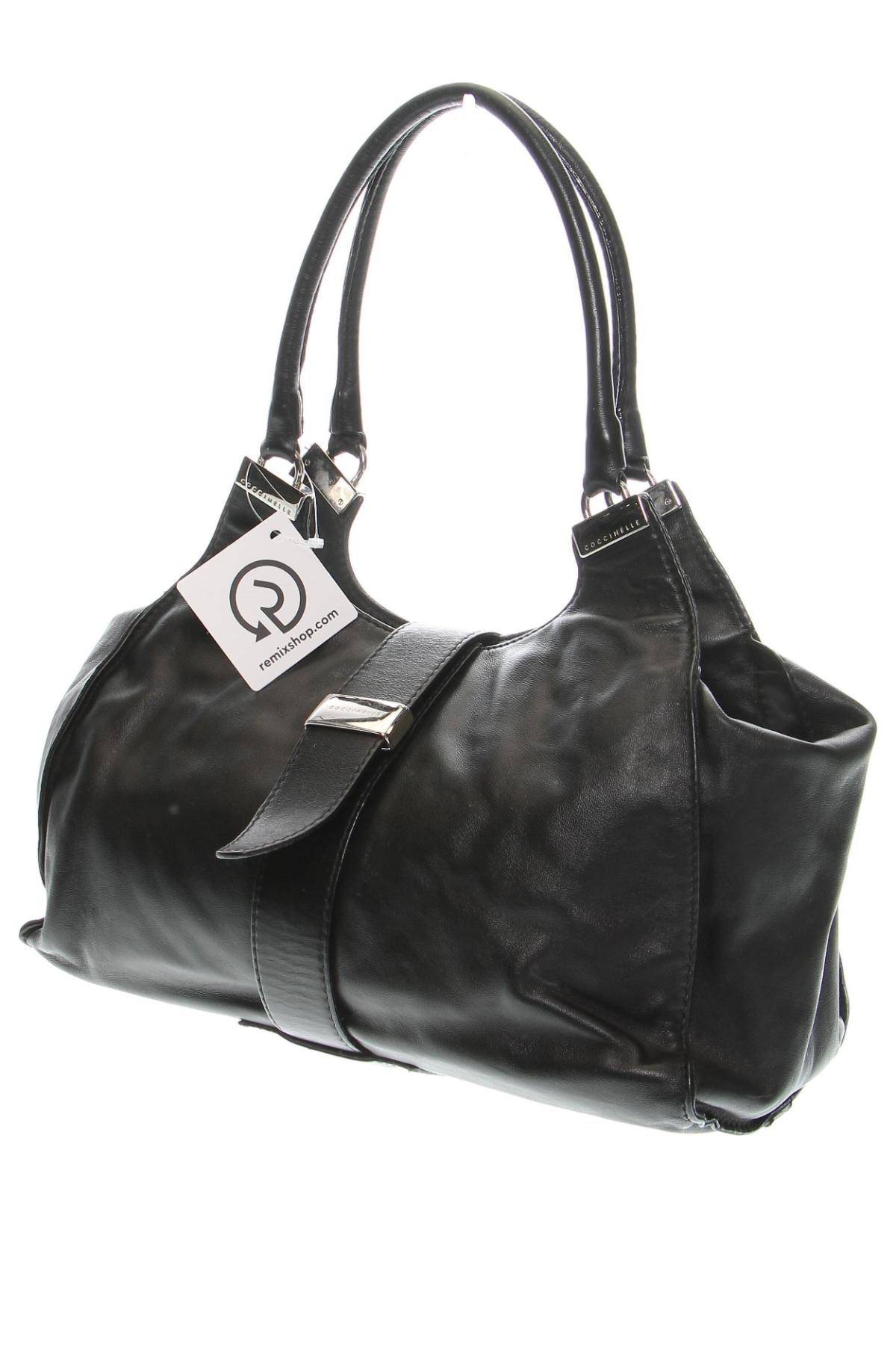 Дамска чанта Coccinelle, Цвят Черен, Цена 196,93 лв.