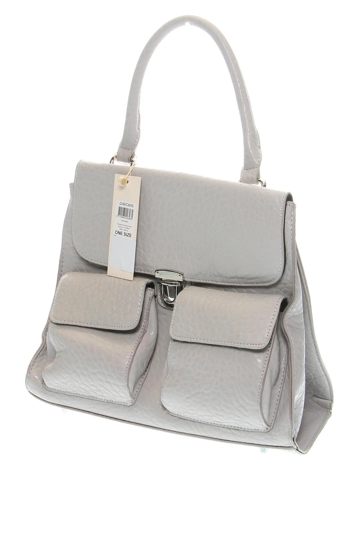 Damentasche Pieces, Farbe Grau, Preis € 31,68