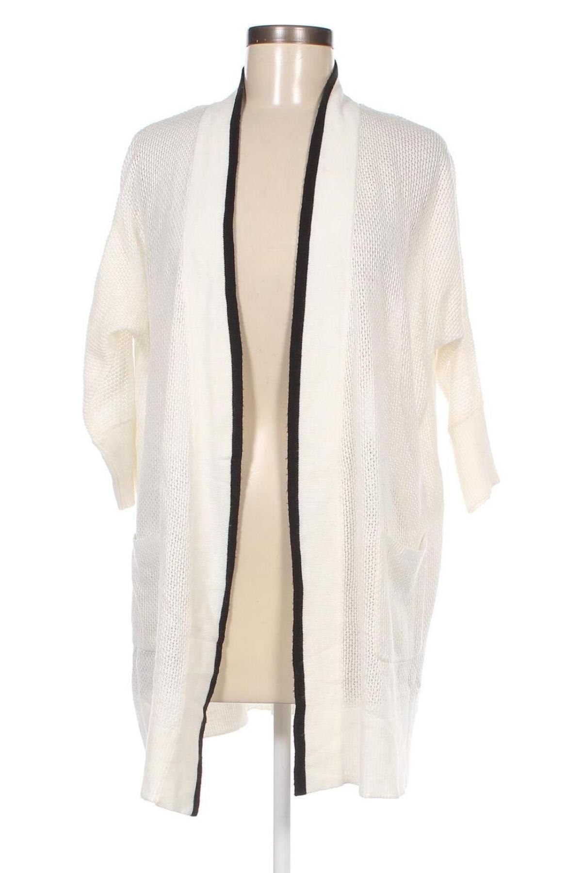 Damen Strickjacke, Größe S, Farbe Weiß, Preis 5,94 €