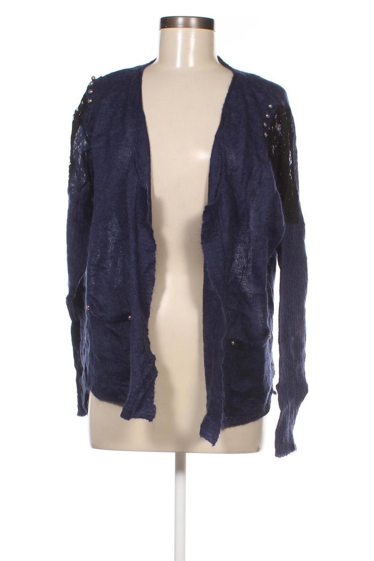 Damen Strickjacke Huit Six Sept, Größe XL, Farbe Blau, Preis 7,42 €