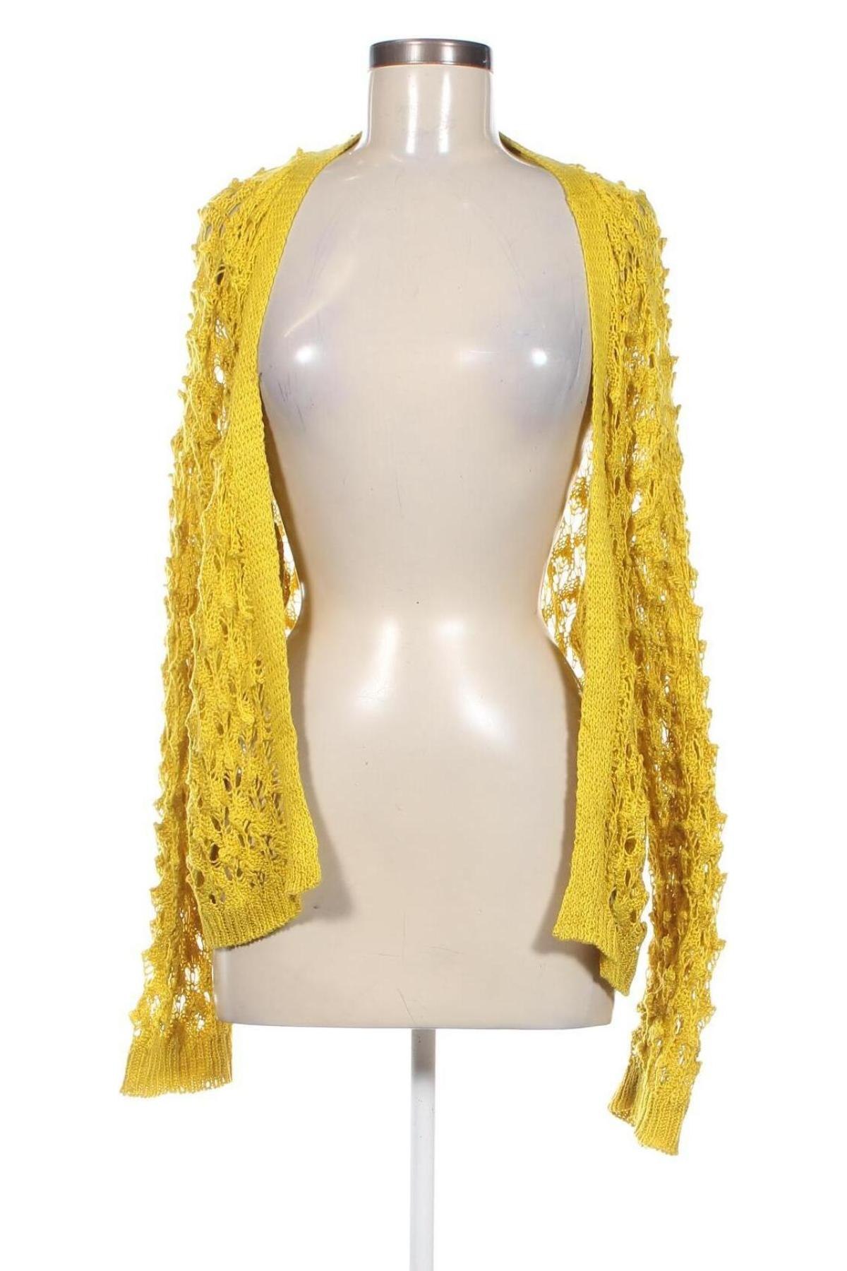 Γυναικεία ζακέτα Ivana Helsinki, Μέγεθος L, Χρώμα Κίτρινο, Τιμή 19,00 €