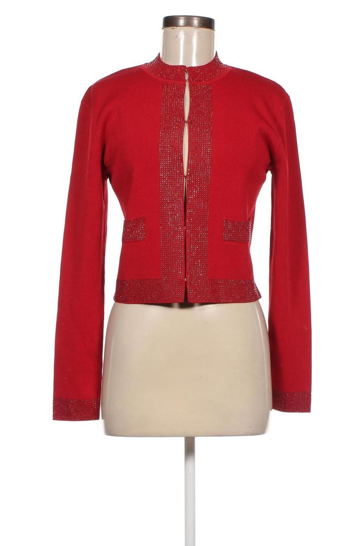 Cardigan de damă Karl Lagerfeld, Mărime M, Culoare Roșu, Preț 1.003,29 Lei