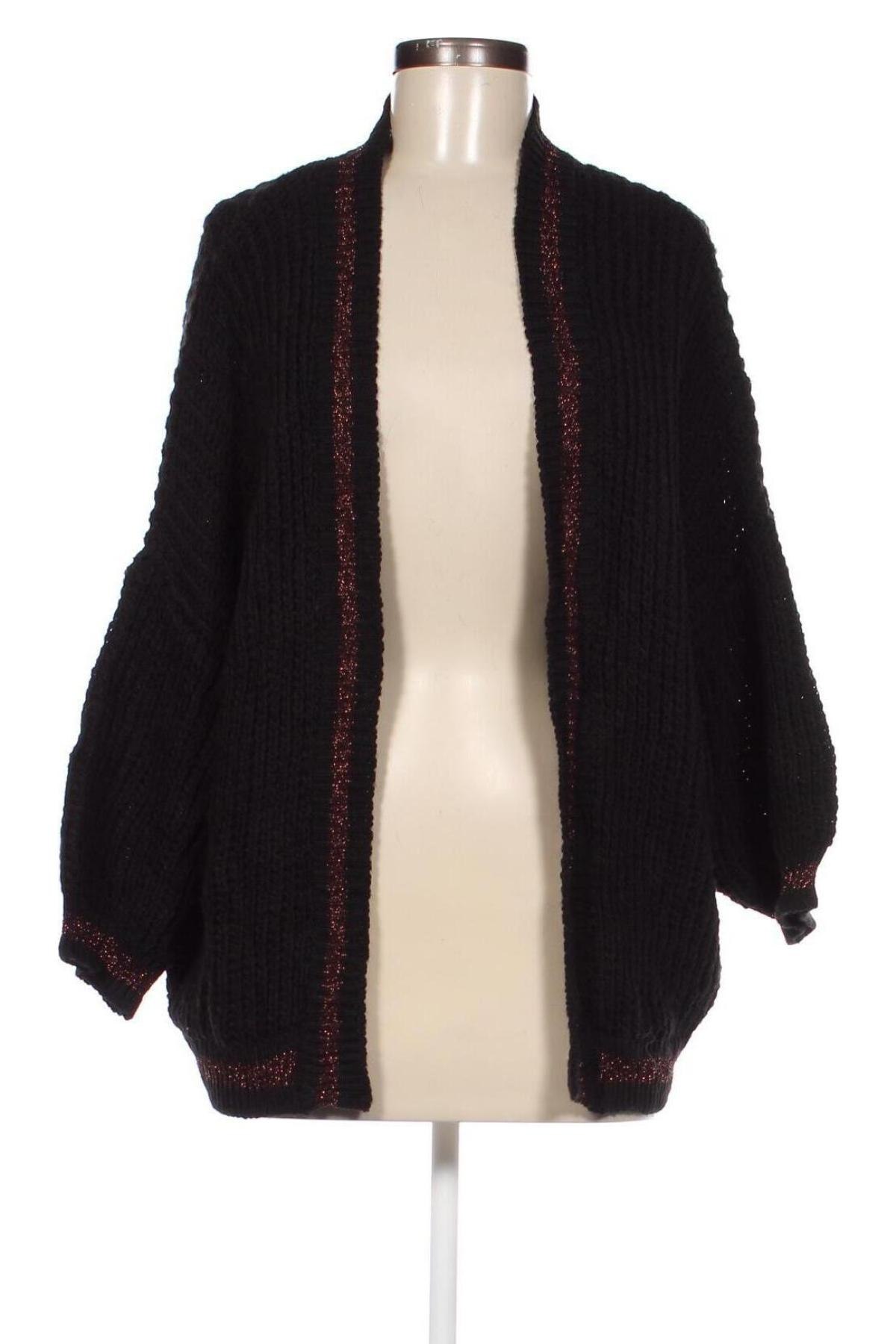 Cardigan de damă Lola Liza, Mărime L, Culoare Negru, Preț 29,67 Lei