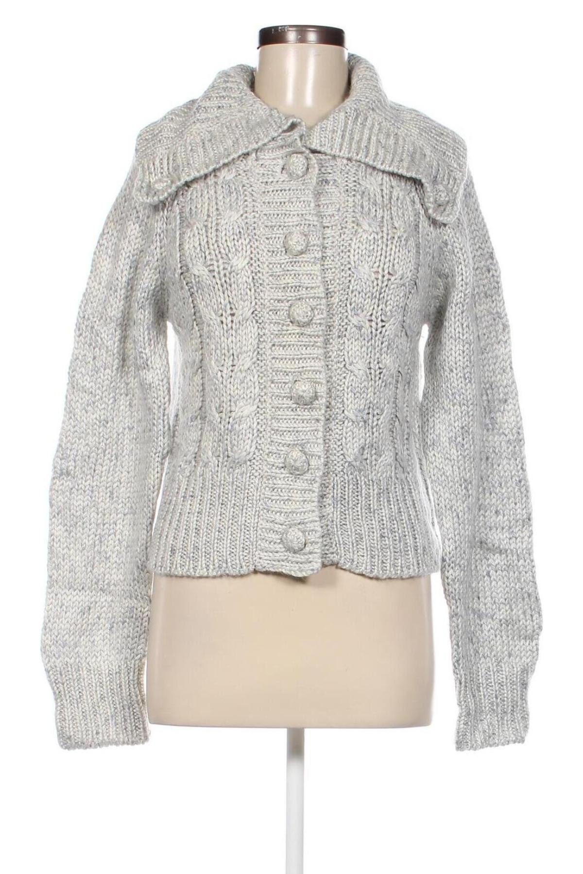 Damen Strickjacke Springfield, Größe L, Farbe Grau, Preis € 5,68