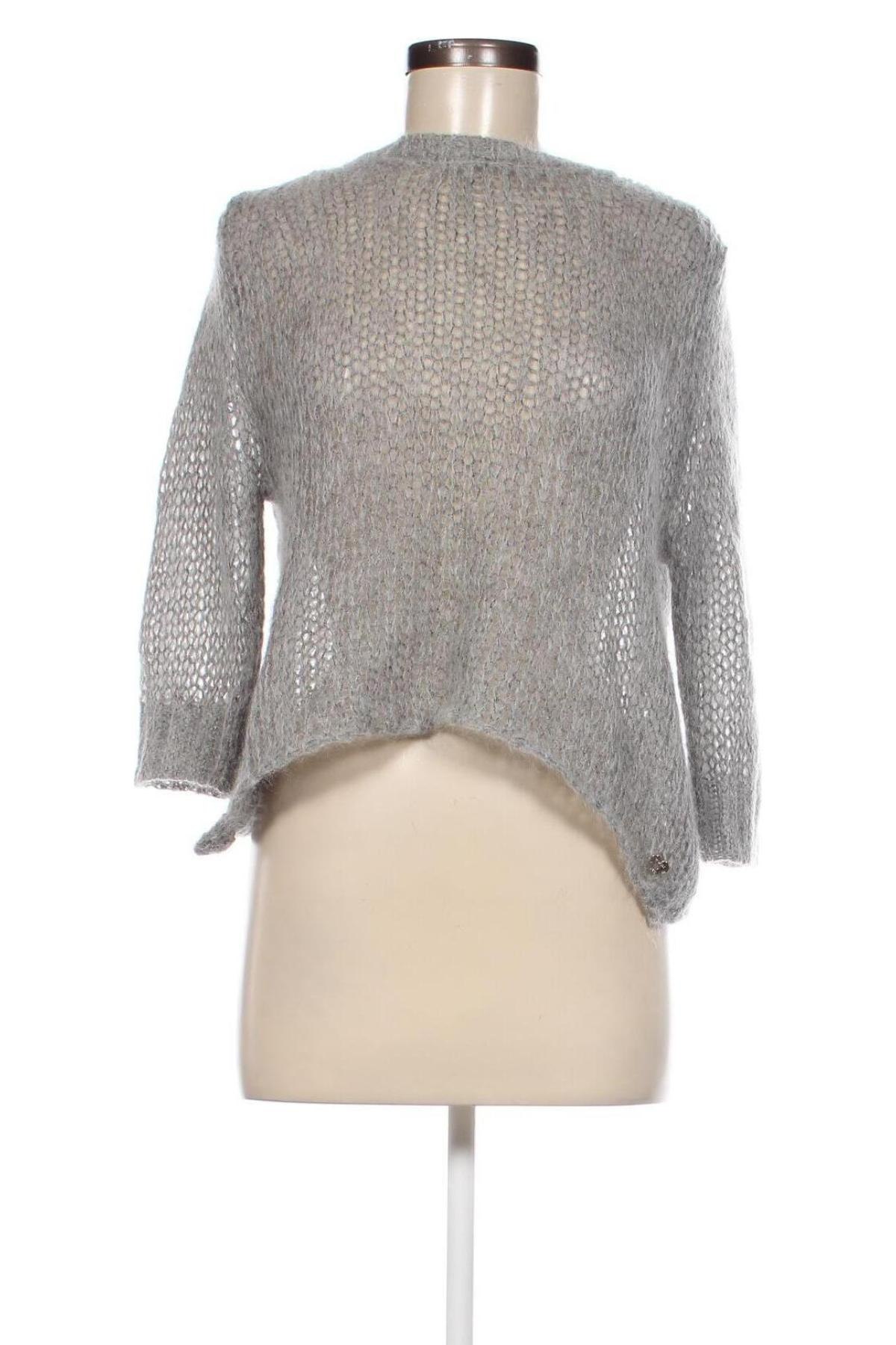 Дамски пуловер TWINSET, Размер XS, Цвят Сив, Цена 144,00 лв.
