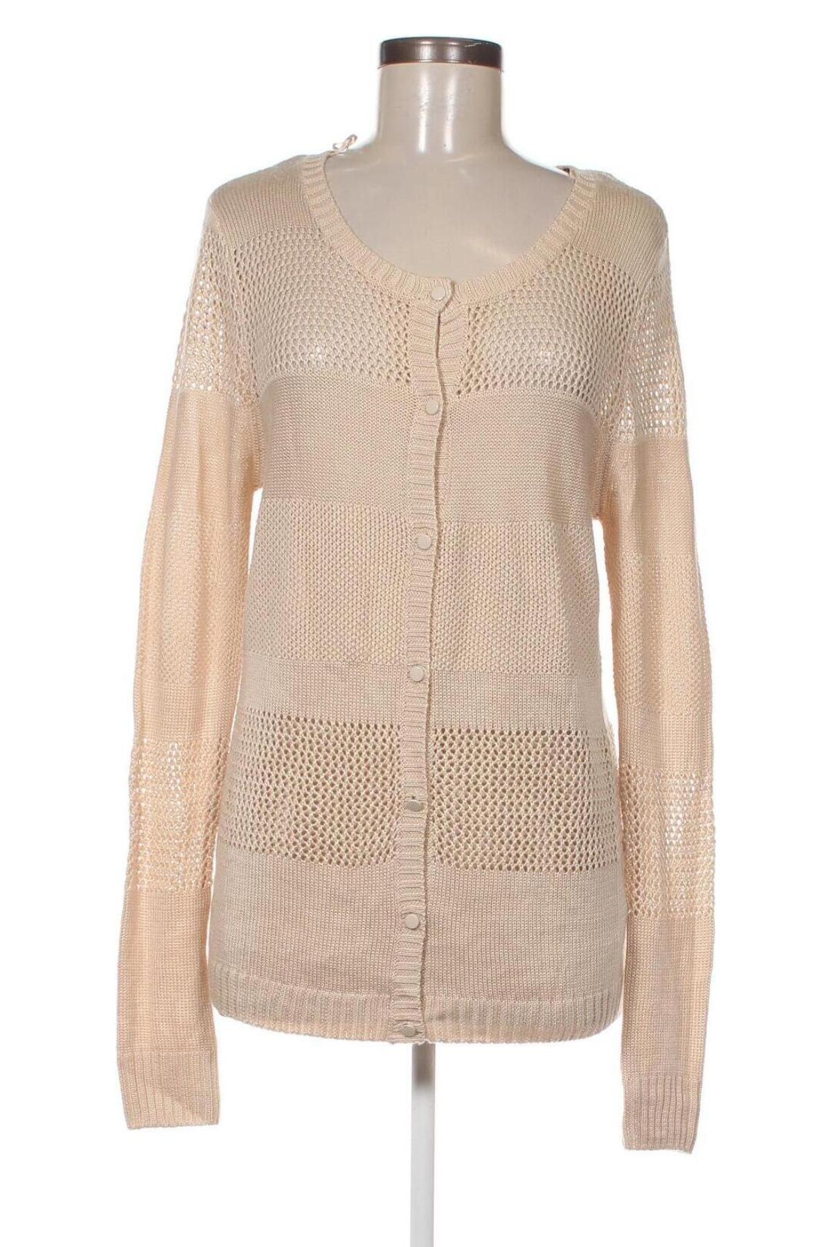 Damen Strickjacke Tezenis, Größe L, Farbe Beige, Preis 6,49 €