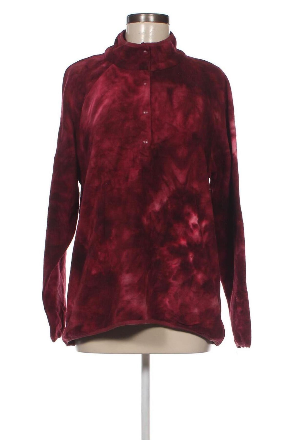 Дамска поларена блуза, Размер M, Цвят Червен, Цена 9,31 лв.