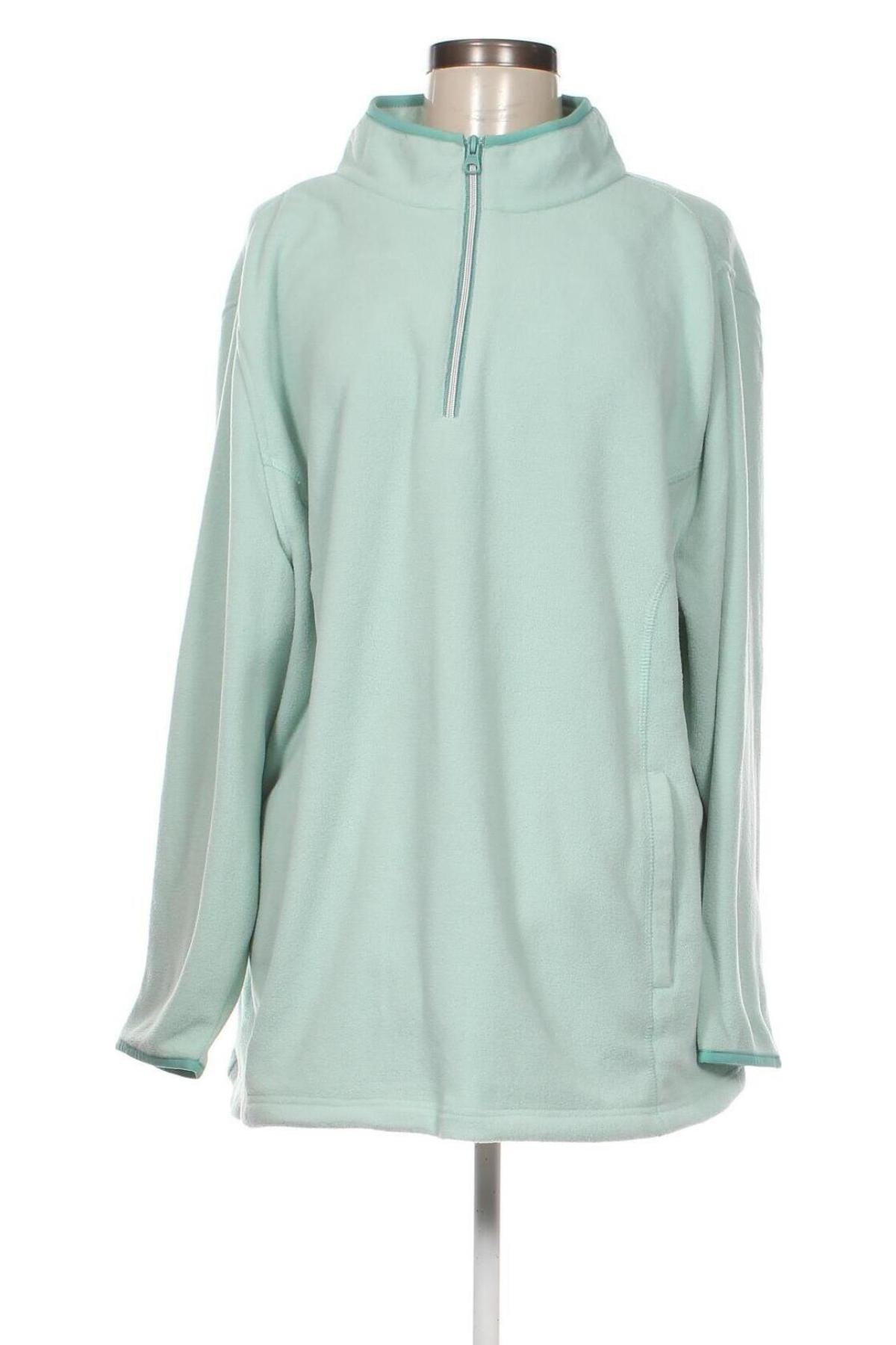 Дамска поларена блуза, Размер 3XL, Цвят Зелен, Цена 23,00 лв.