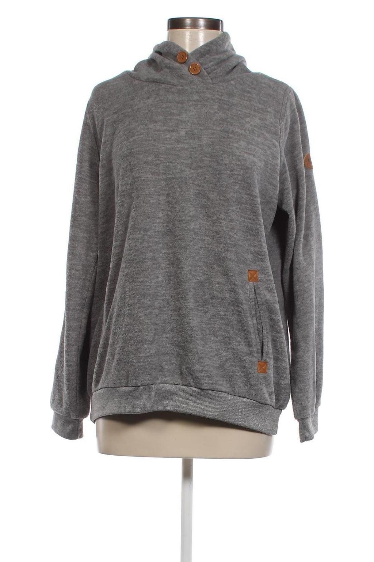Damen Fleece Shirt Gina, Größe L, Farbe Grau, Preis 6,35 €