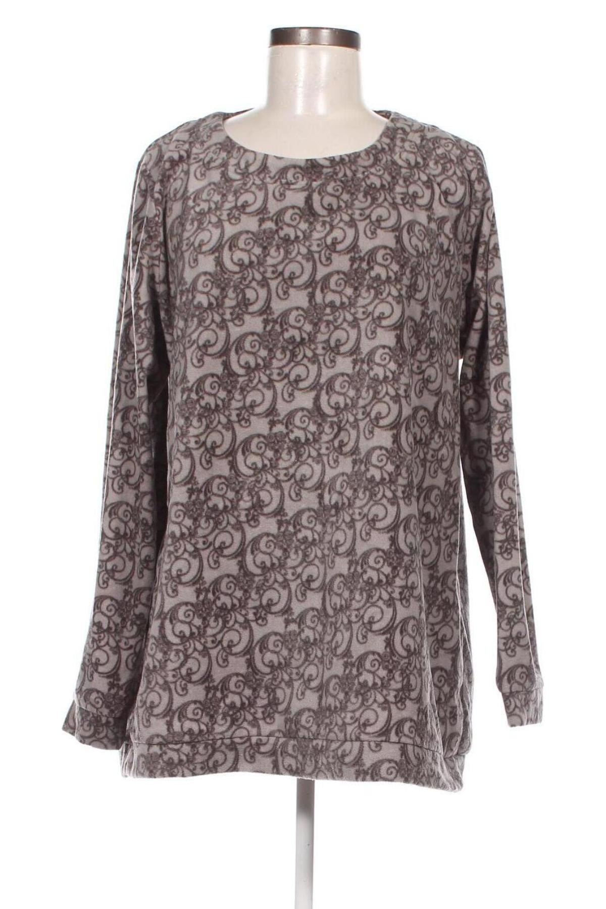Damen Fleece Shirt Gina Benotti, Größe XXL, Farbe Grau, Preis 16,01 €