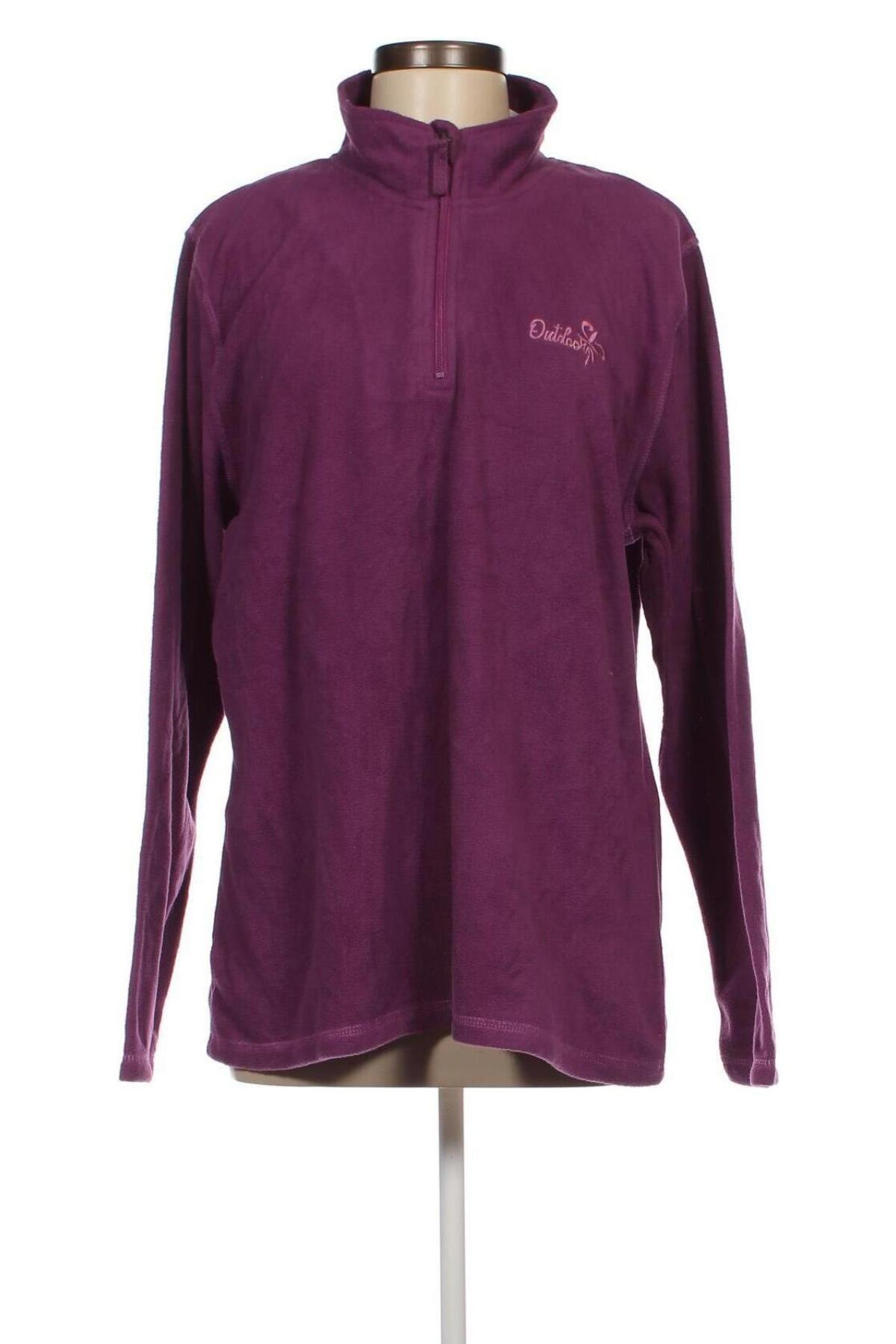 Γυναικεία μπλούζα fleece Top Tex, Μέγεθος XL, Χρώμα Βιολετί, Τιμή 6,35 €