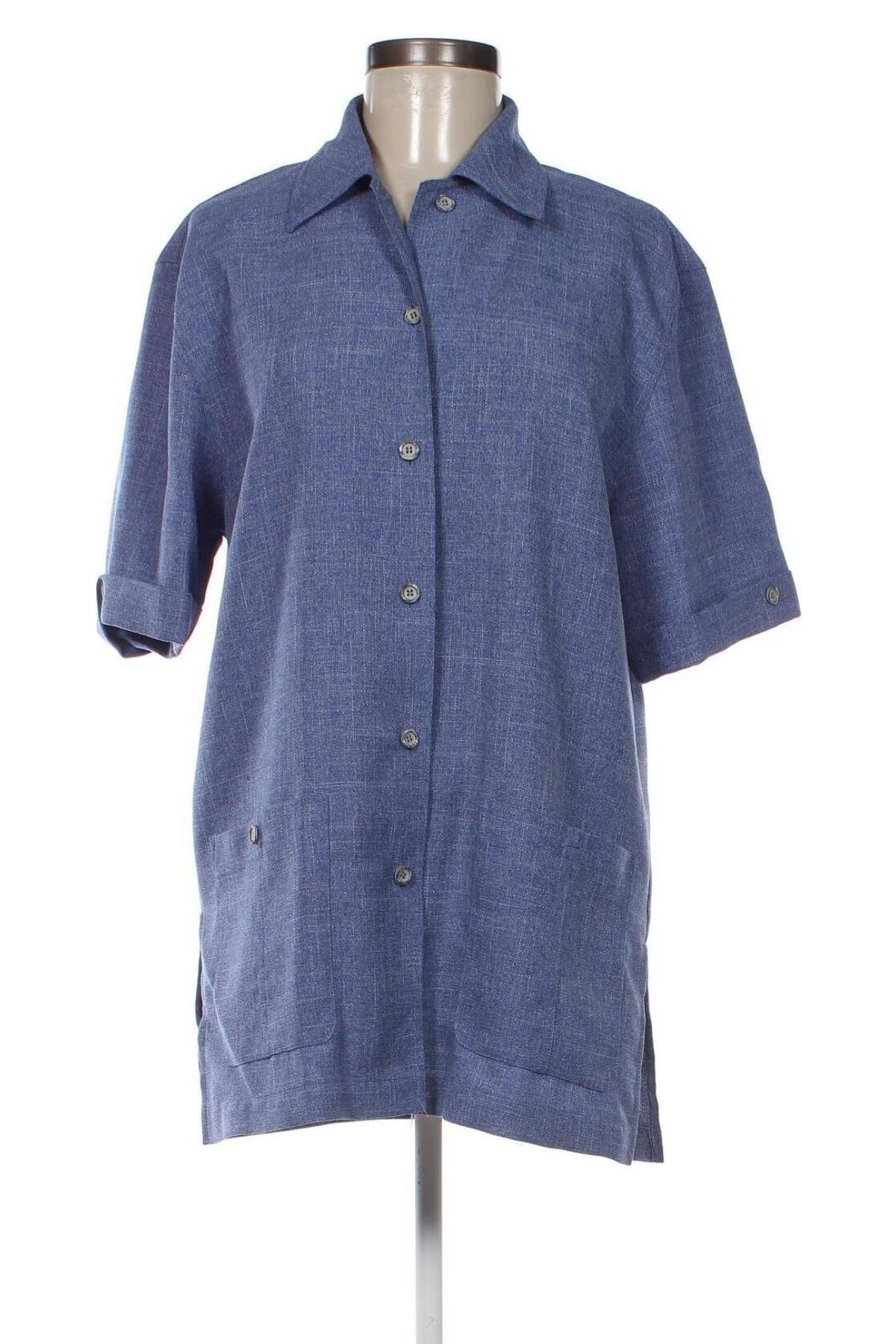 Γυναικείο πουκάμισο, Μέγεθος M, Χρώμα Μπλέ, Τιμή 10,88 €