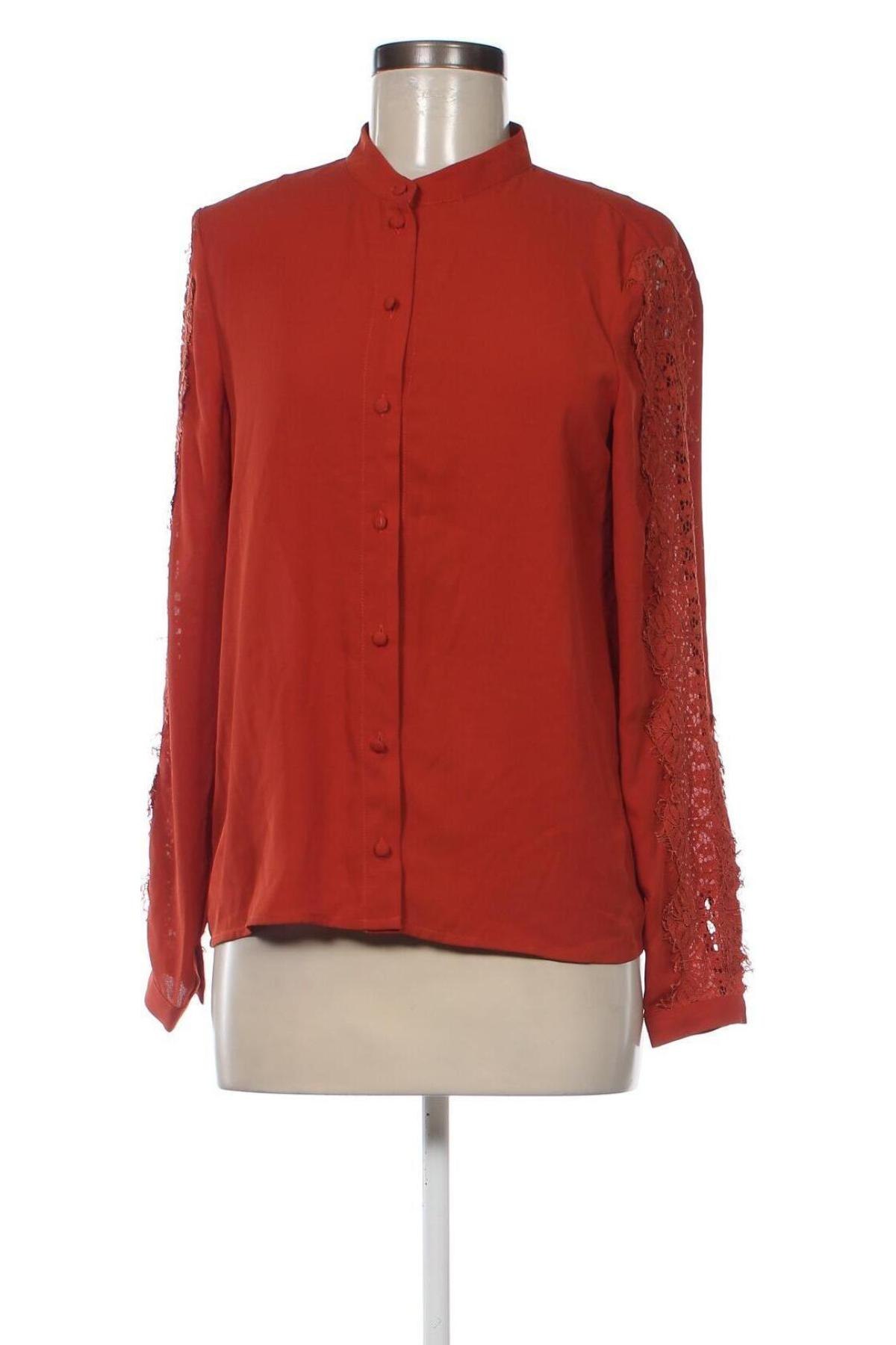 Γυναικείο πουκάμισο, Μέγεθος M, Χρώμα Πορτοκαλί, Τιμή 4,22 €