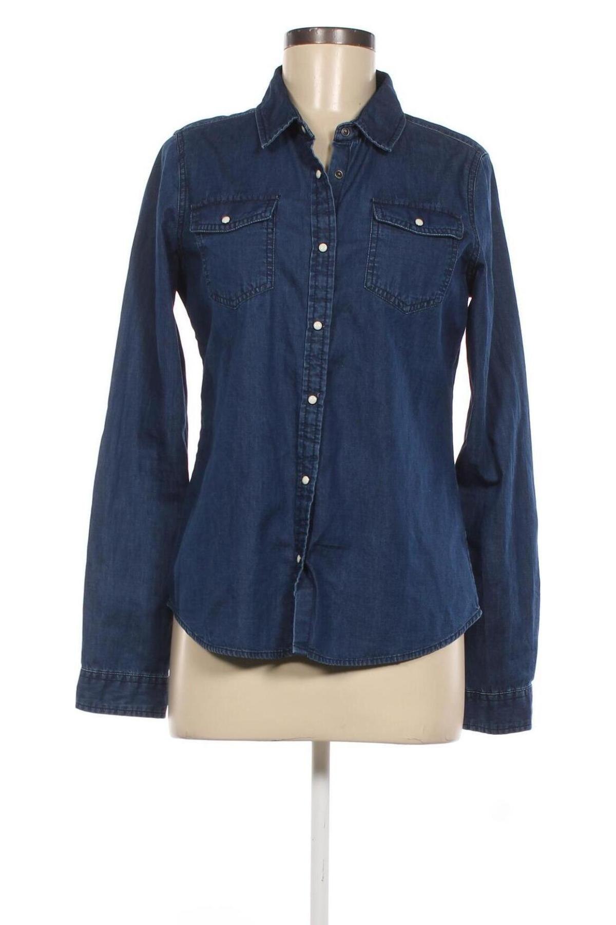 Γυναικείο πουκάμισο 17 & Co., Μέγεθος M, Χρώμα Μπλέ, Τιμή 6,63 €