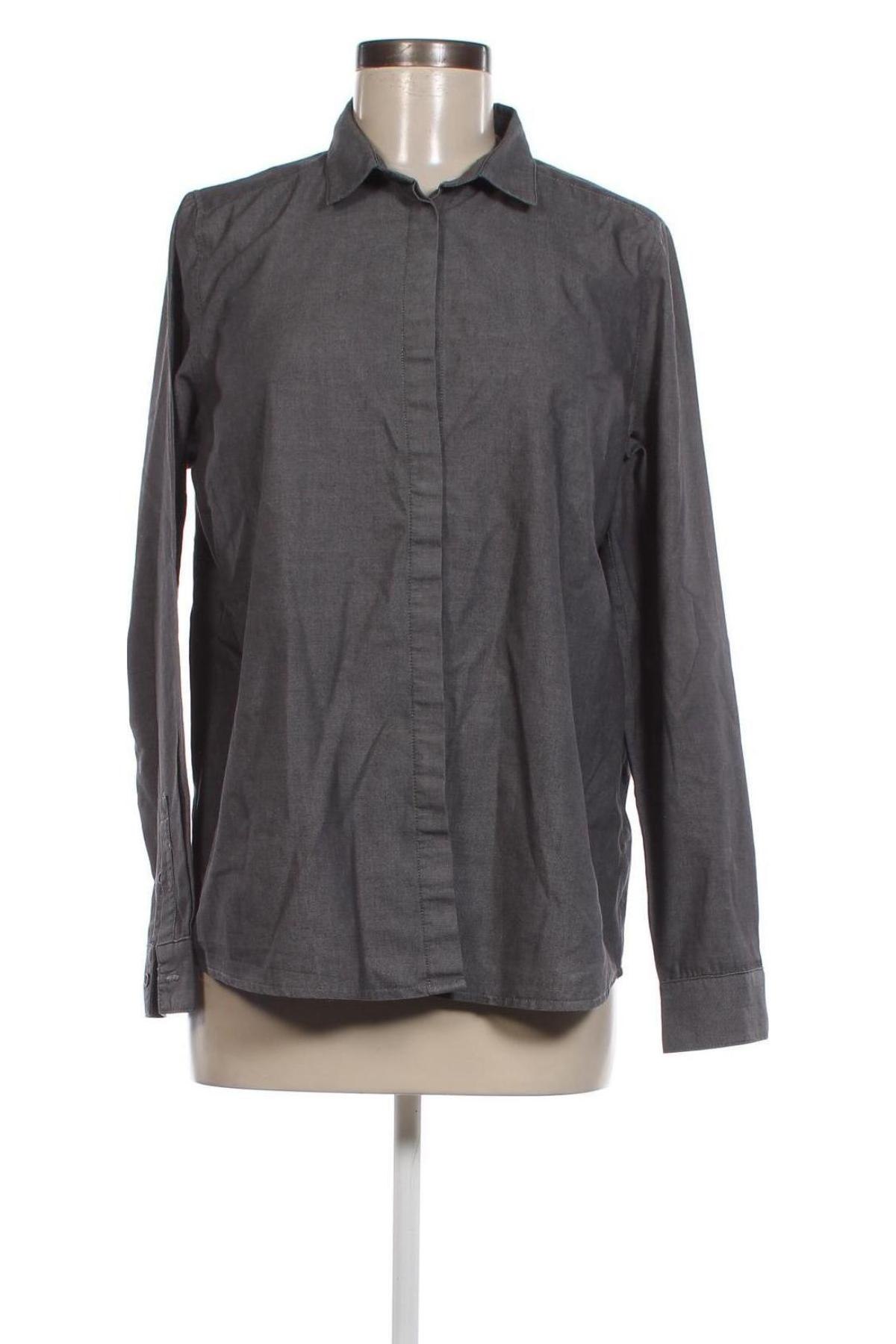 Γυναικείο πουκάμισο American Vintage, Μέγεθος M, Χρώμα Γκρί, Τιμή 25,00 €