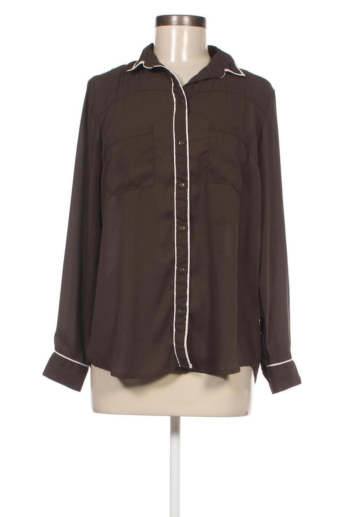 Γυναικείο πουκάμισο Amisu, Μέγεθος M, Χρώμα Καφέ, Τιμή 6,52 €