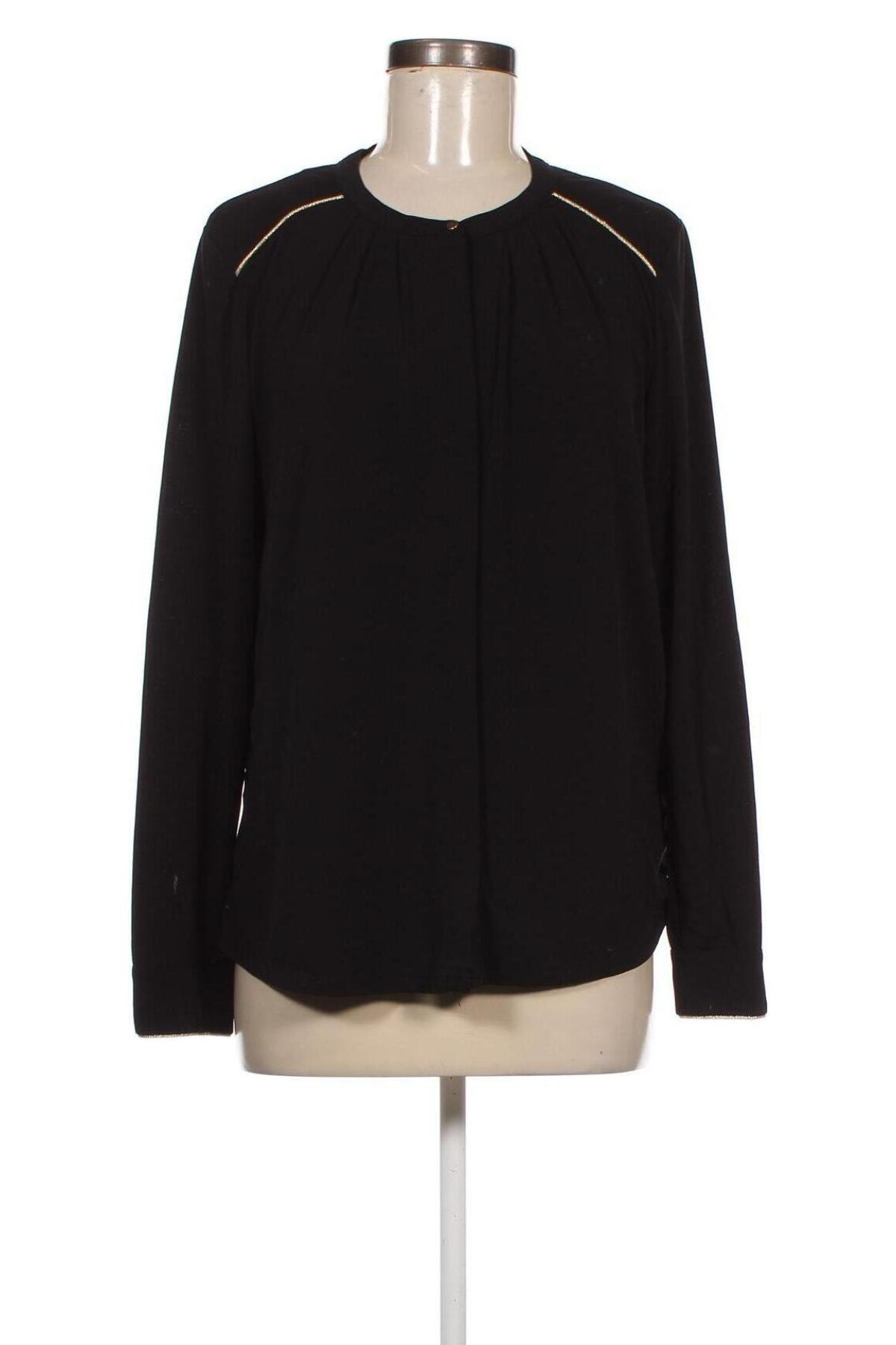 Γυναικείο πουκάμισο Camaieu, Μέγεθος L, Χρώμα Μαύρο, Τιμή 7,58 €