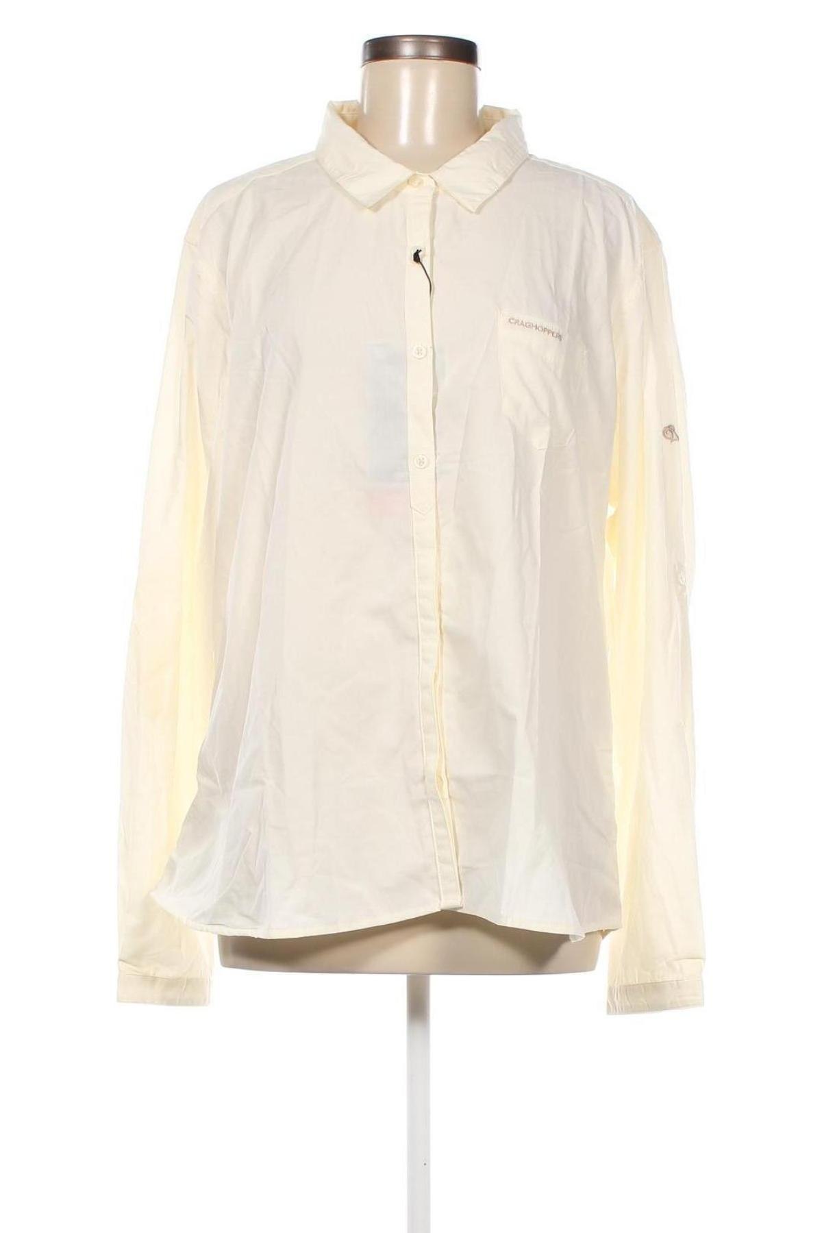 Γυναικείο πουκάμισο Craghoppers, Μέγεθος XL, Χρώμα Εκρού, Τιμή 19,48 €