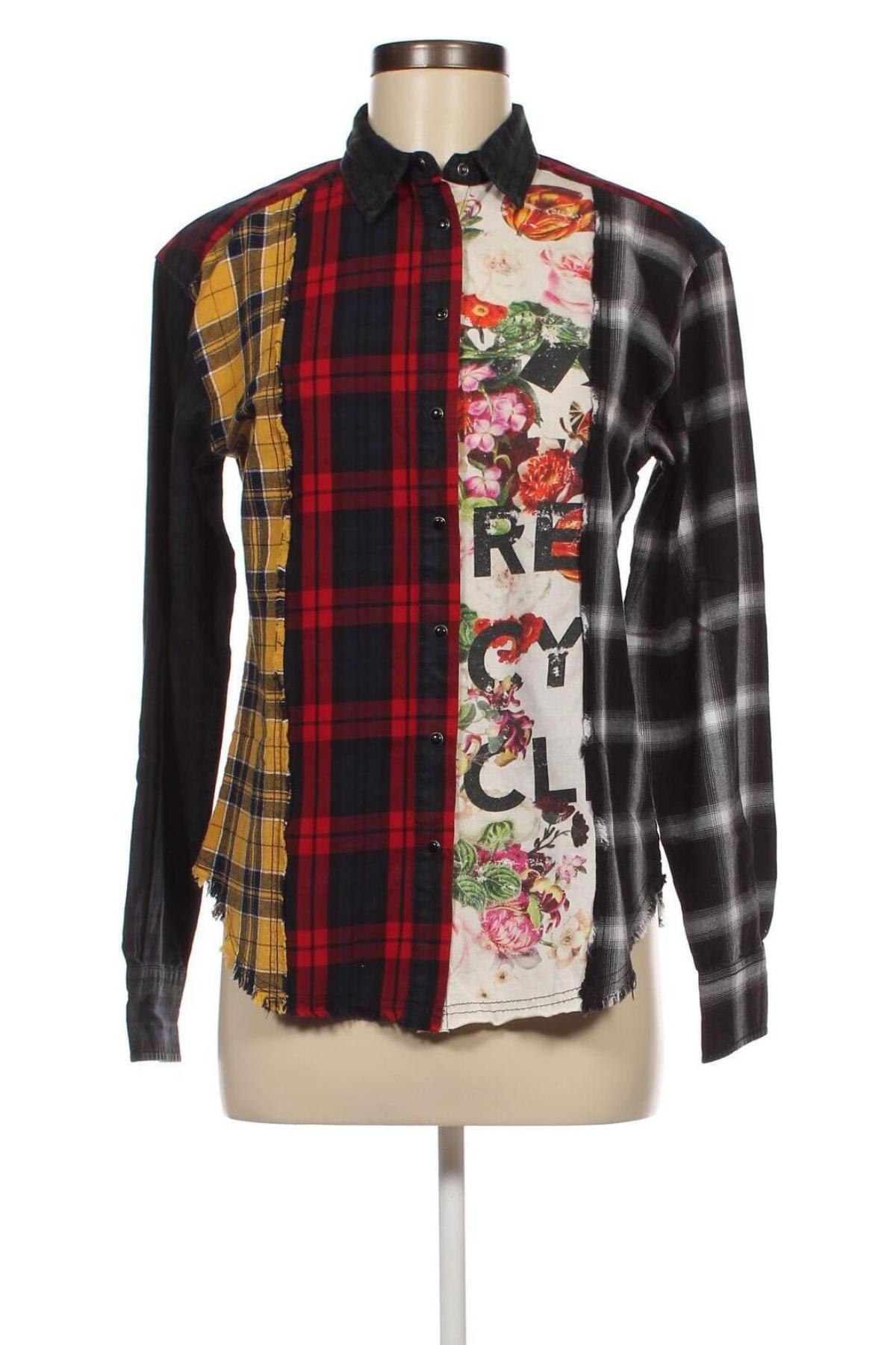 Γυναικείο πουκάμισο Desigual, Μέγεθος S, Χρώμα Πολύχρωμο, Τιμή 31,73 €