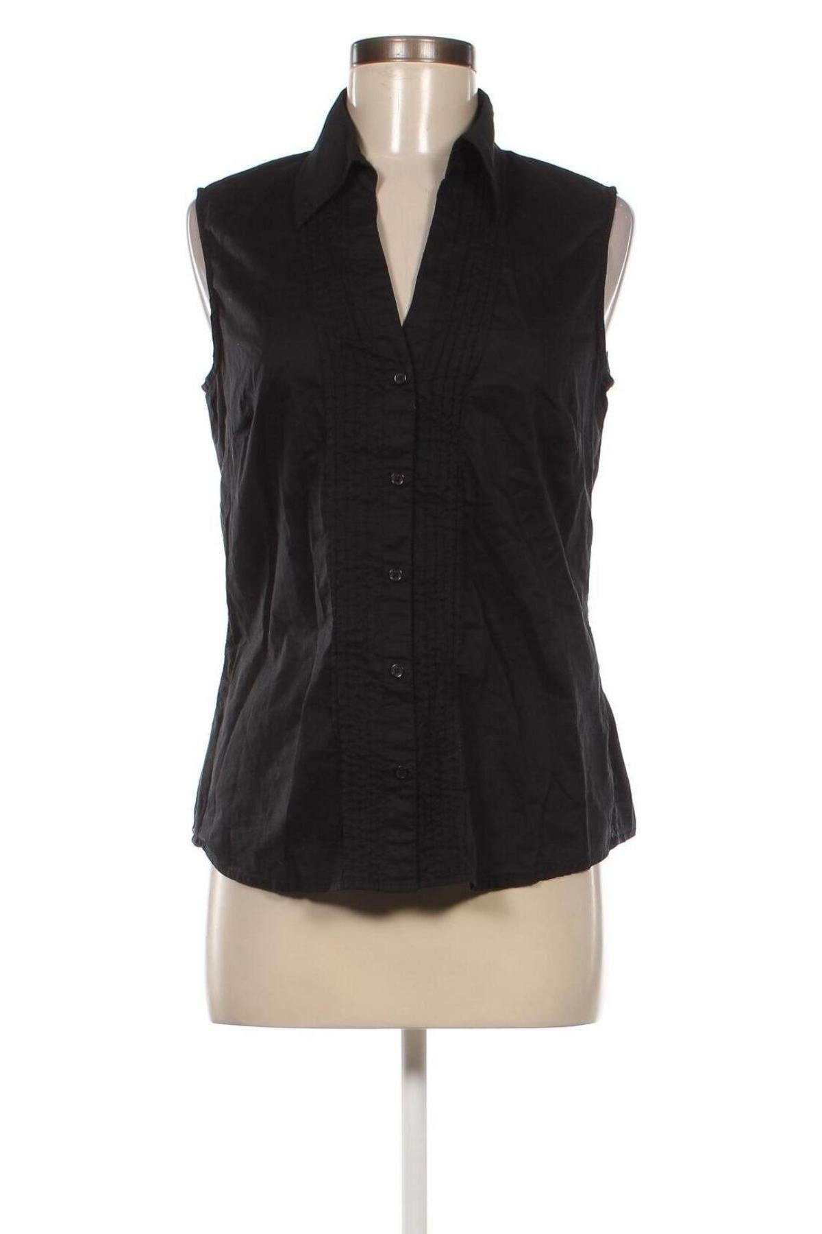 Γυναικείο πουκάμισο Esprit, Μέγεθος L, Χρώμα Μαύρο, Τιμή 15,00 €