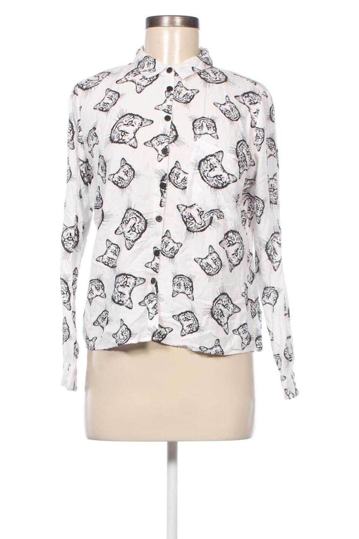 Γυναικείο πουκάμισο Fb Sister, Μέγεθος M, Χρώμα Λευκό, Τιμή 12,83 €