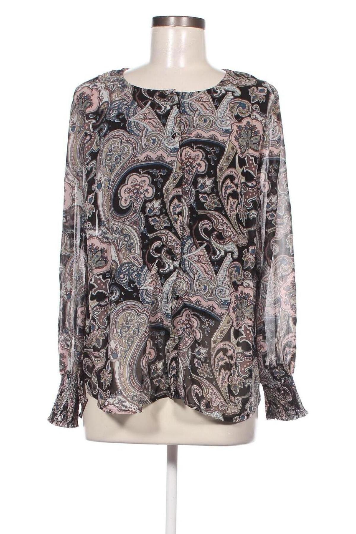 Γυναικείο πουκάμισο Free Quent, Μέγεθος L, Χρώμα Πολύχρωμο, Τιμή 3,15 €