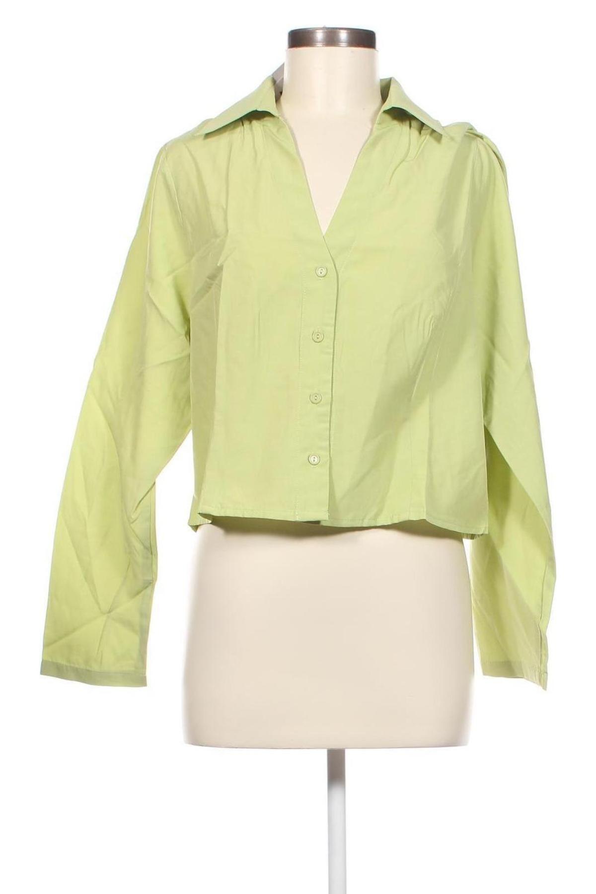 Γυναικείο πουκάμισο Glamorous, Μέγεθος XL, Χρώμα Πράσινο, Τιμή 8,73 €