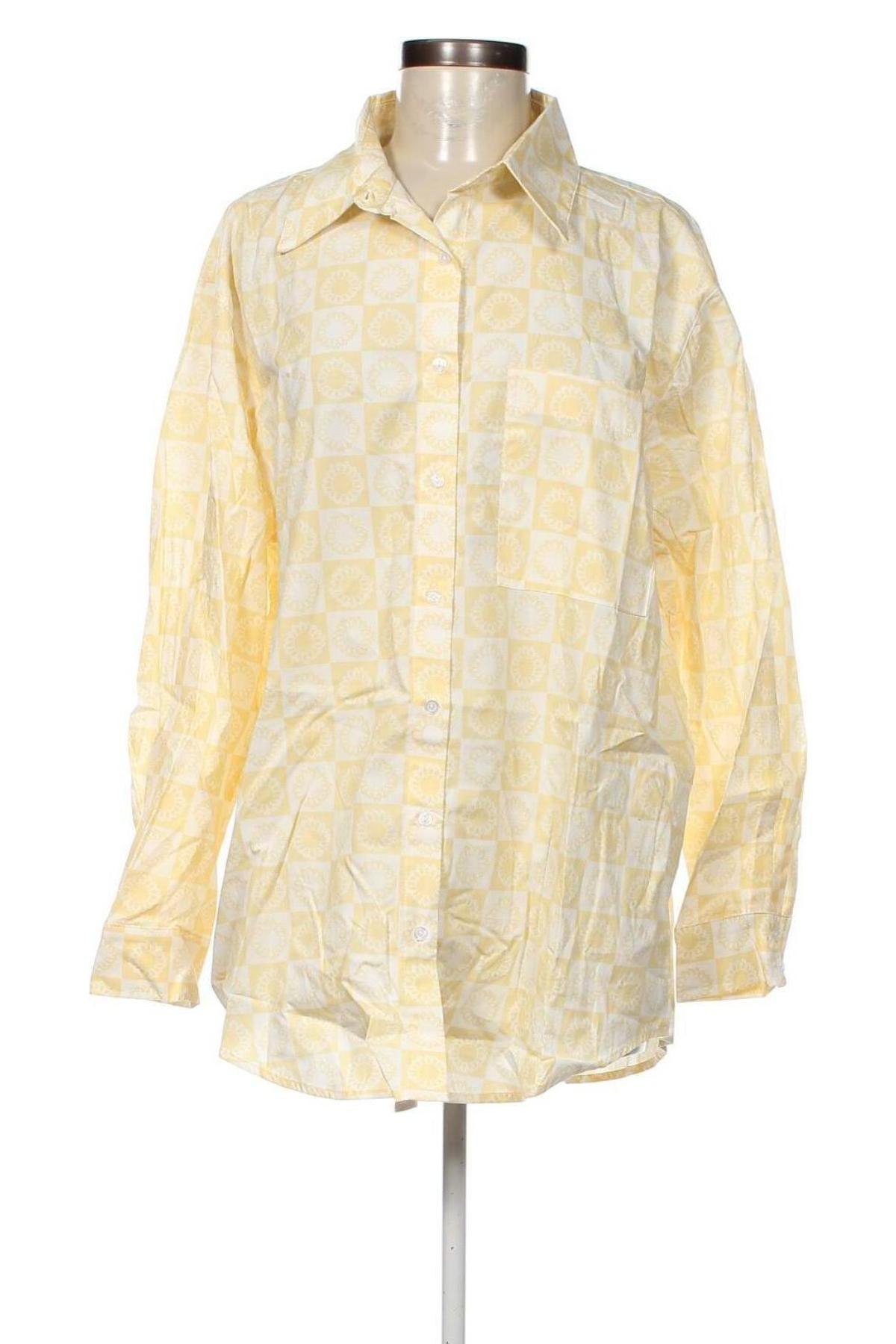 Γυναικείο πουκάμισο Glamorous, Μέγεθος XL, Χρώμα Κίτρινο, Τιμή 7,14 €