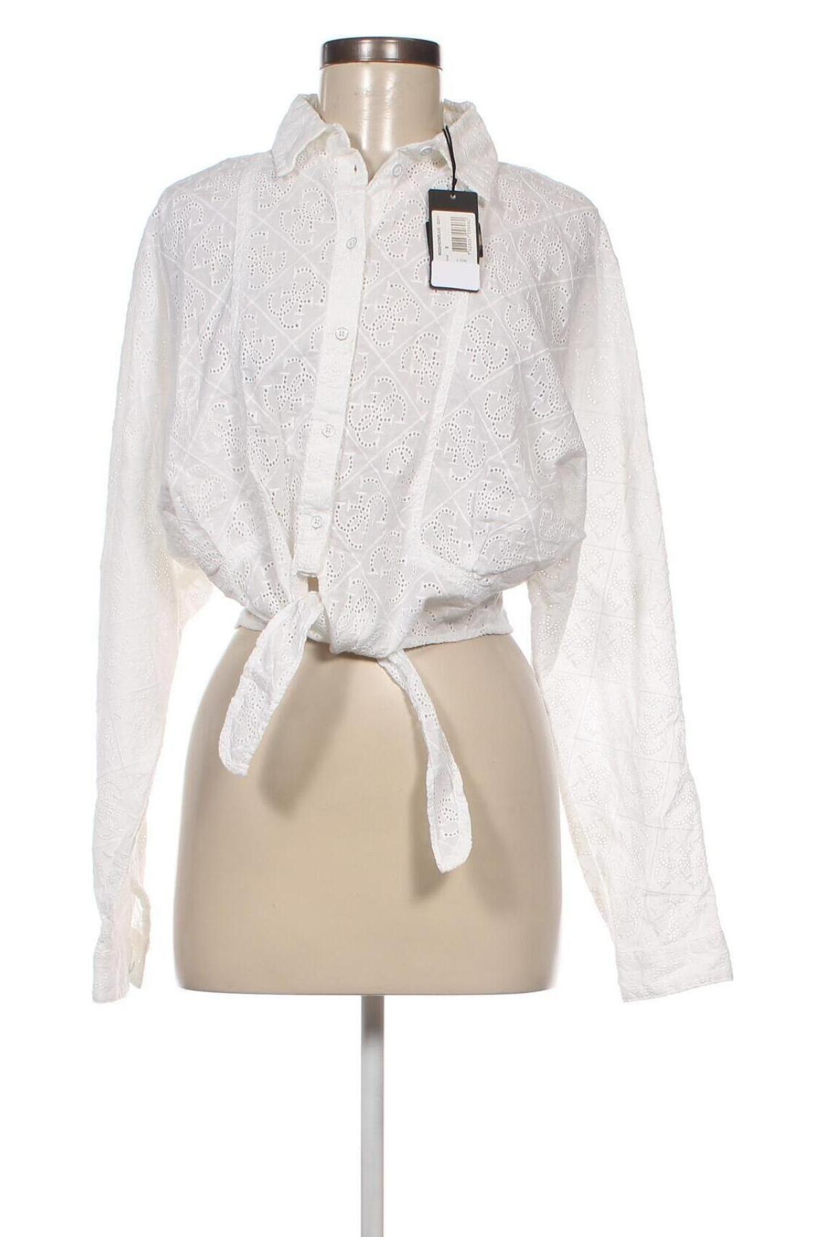 Γυναικείο πουκάμισο Guess, Μέγεθος S, Χρώμα Λευκό, Τιμή 80,41 €