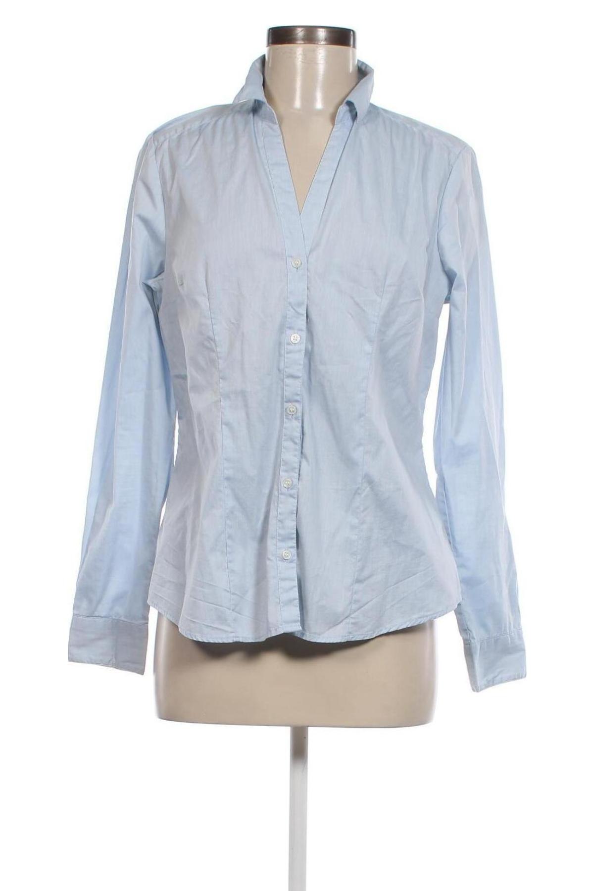 Γυναικείο πουκάμισο H&M, Μέγεθος L, Χρώμα Μπλέ, Τιμή 12,79 €