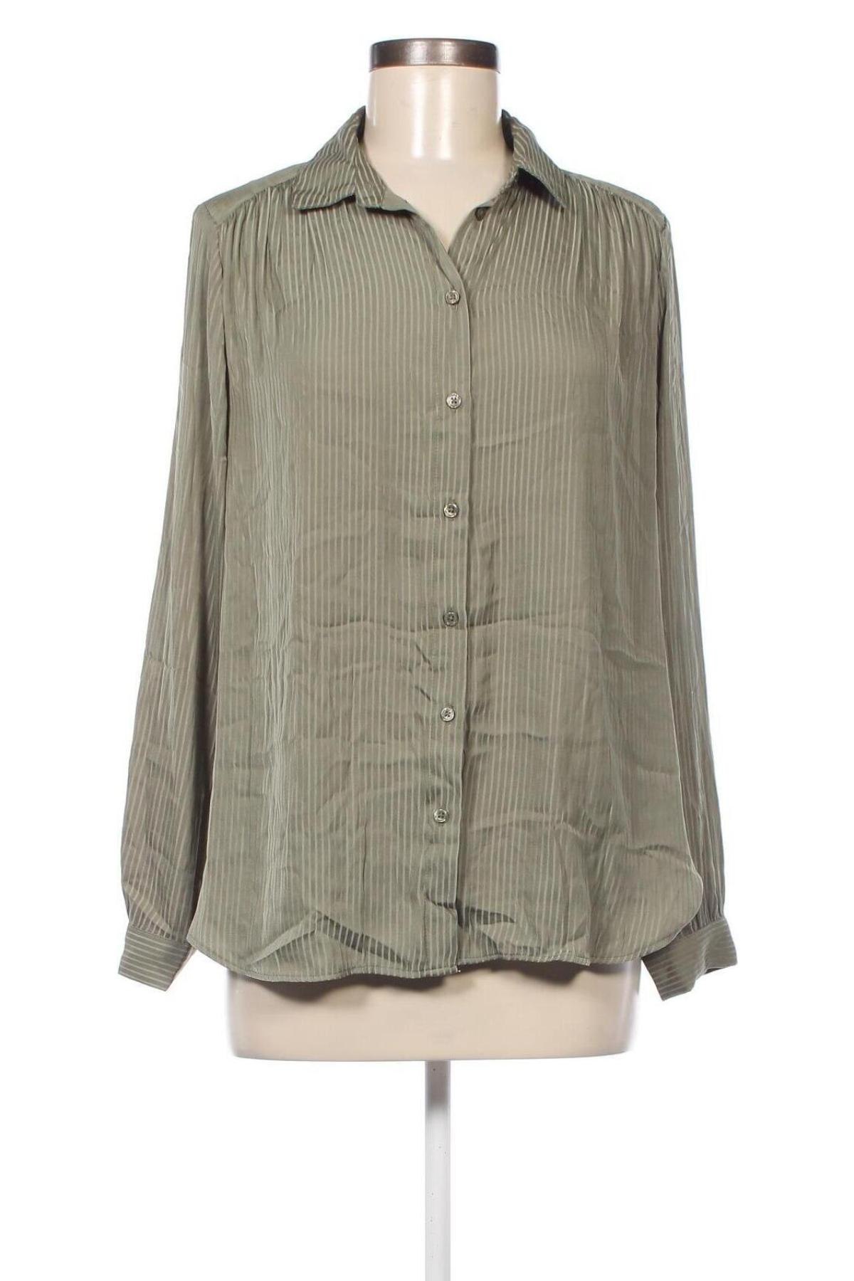 Дамска риза H&M, Размер L, Цвят Зелен, Цена 9,75 лв.