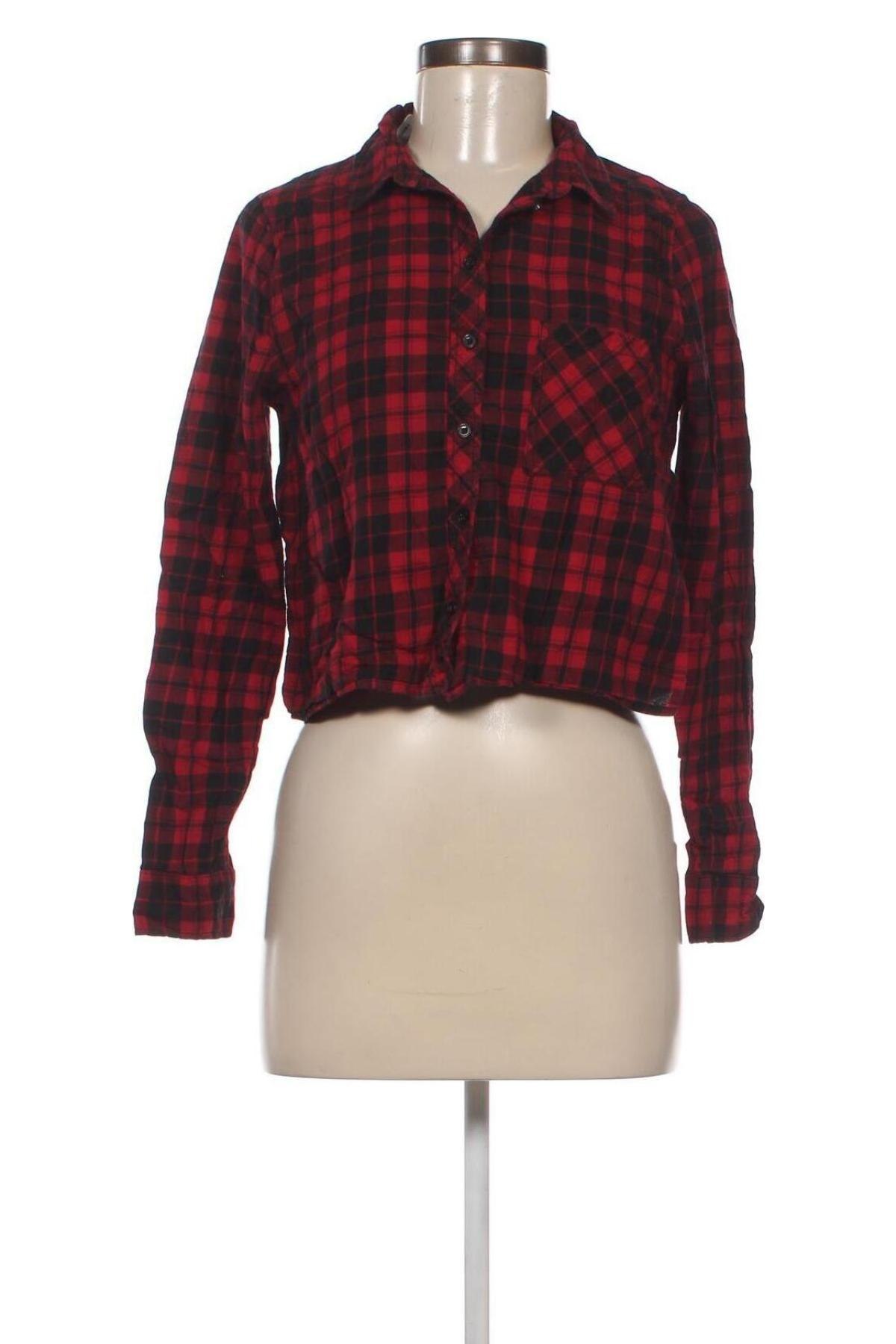 Γυναικείο πουκάμισο H&M Divided, Μέγεθος S, Χρώμα Κόκκινο, Τιμή 5,10 €