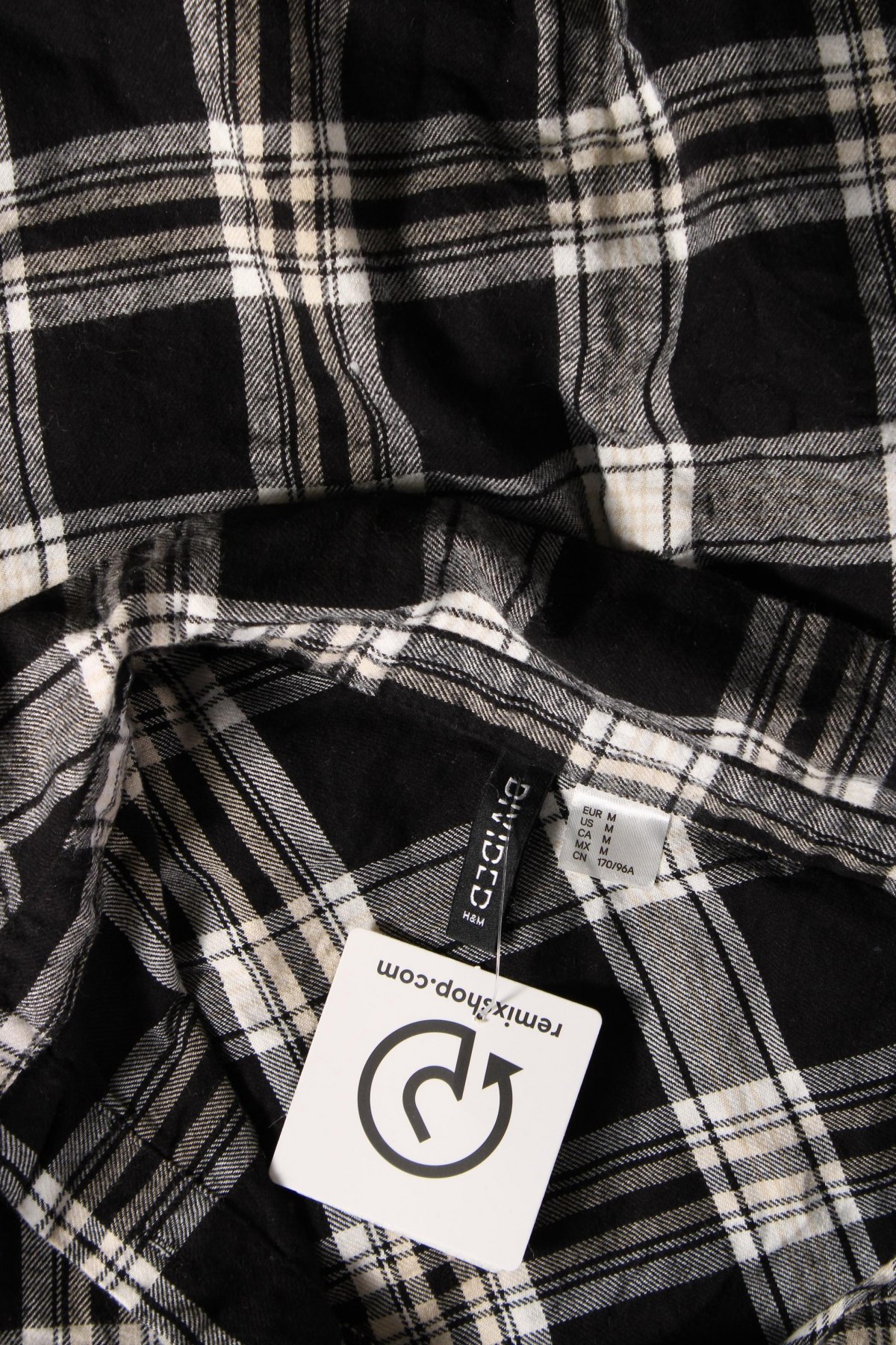 Дамска риза H&M Divided, Размер M, Цвят Черен, Цена 8,50 лв.