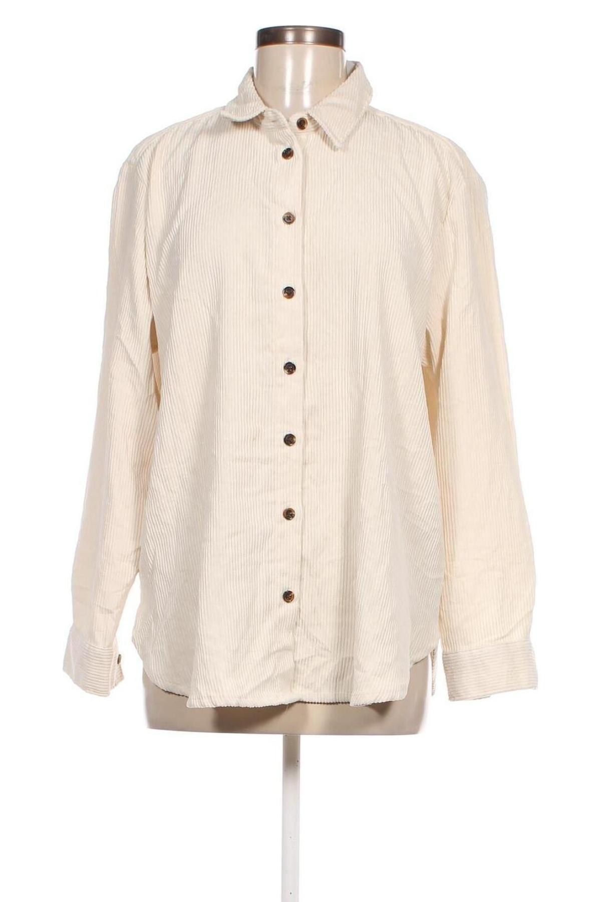 Дамска риза H&M L.O.G.G., Размер XL, Цвят Екрю, Цена 25,00 лв.