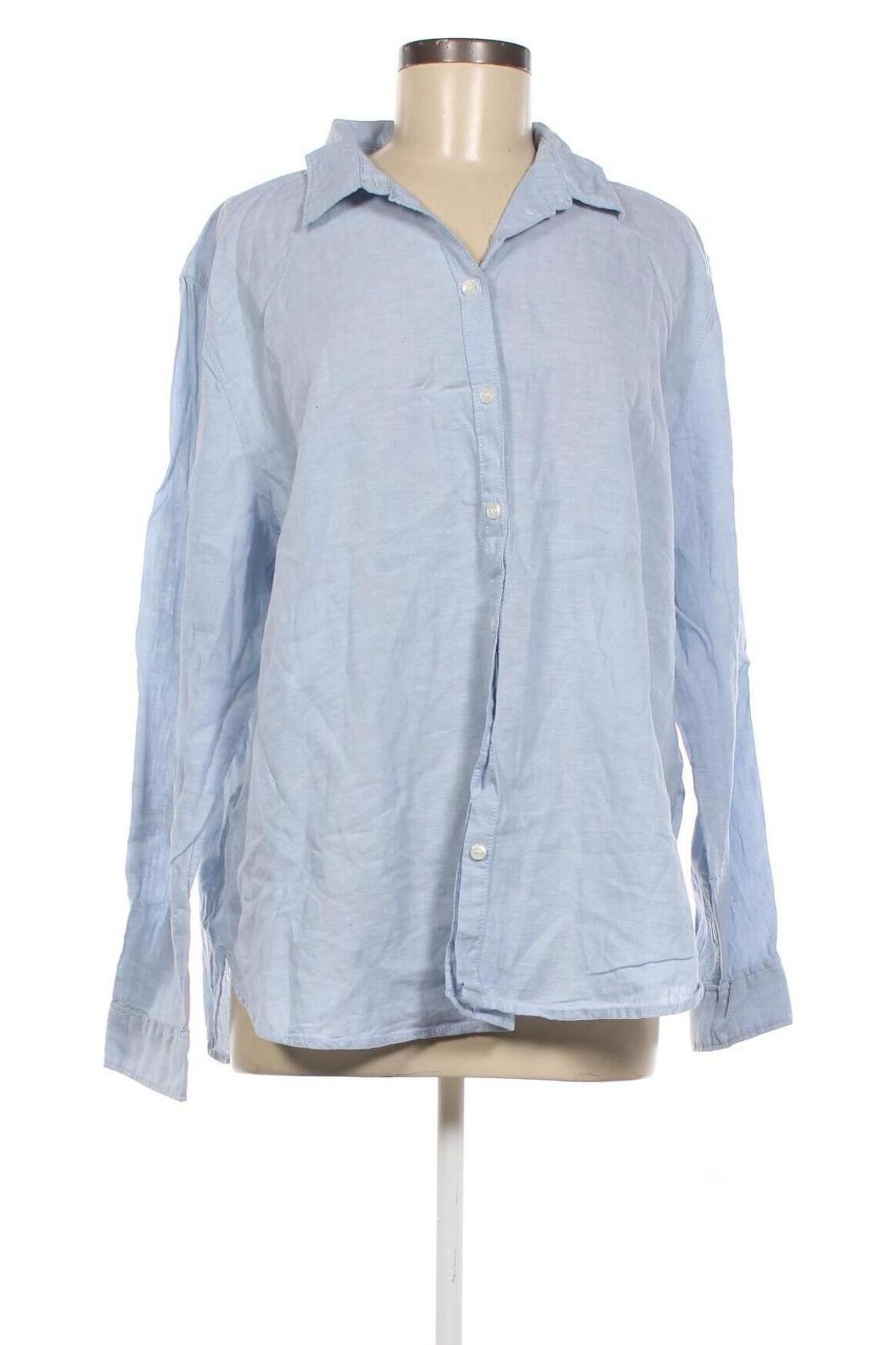 Γυναικείο πουκάμισο H&M L.O.G.G., Μέγεθος XL, Χρώμα Μπλέ, Τιμή 12,83 €