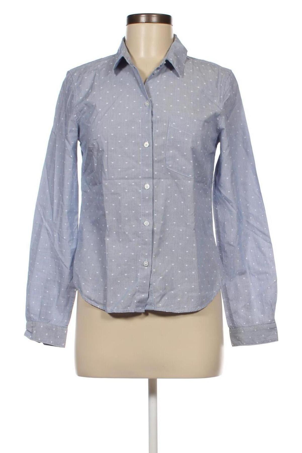 Γυναικείο πουκάμισο H&M L.O.G.G., Μέγεθος S, Χρώμα Μπλέ, Τιμή 5,24 €