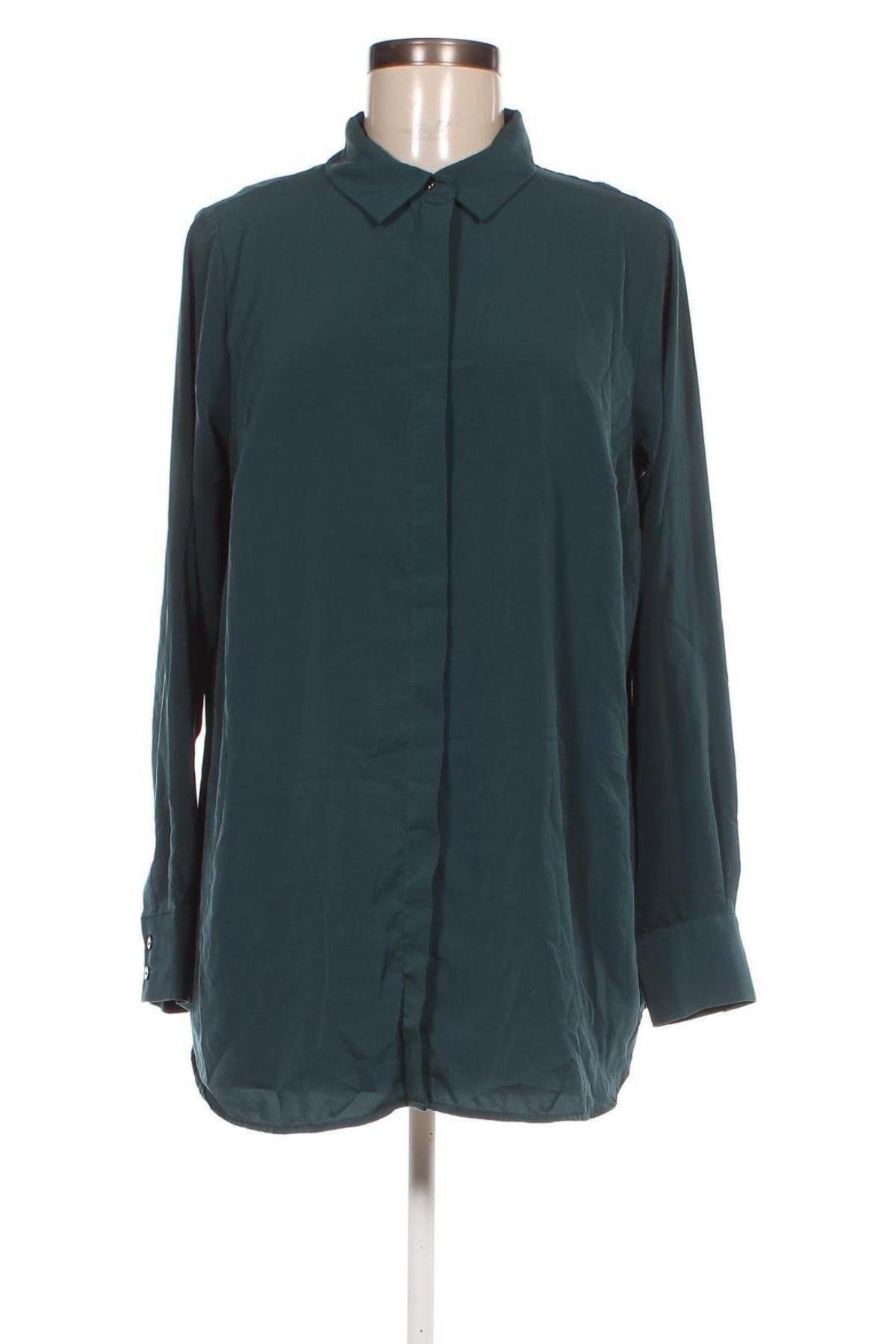 Γυναικείο πουκάμισο H&M Mama, Μέγεθος M, Χρώμα Πράσινο, Τιμή 4,64 €