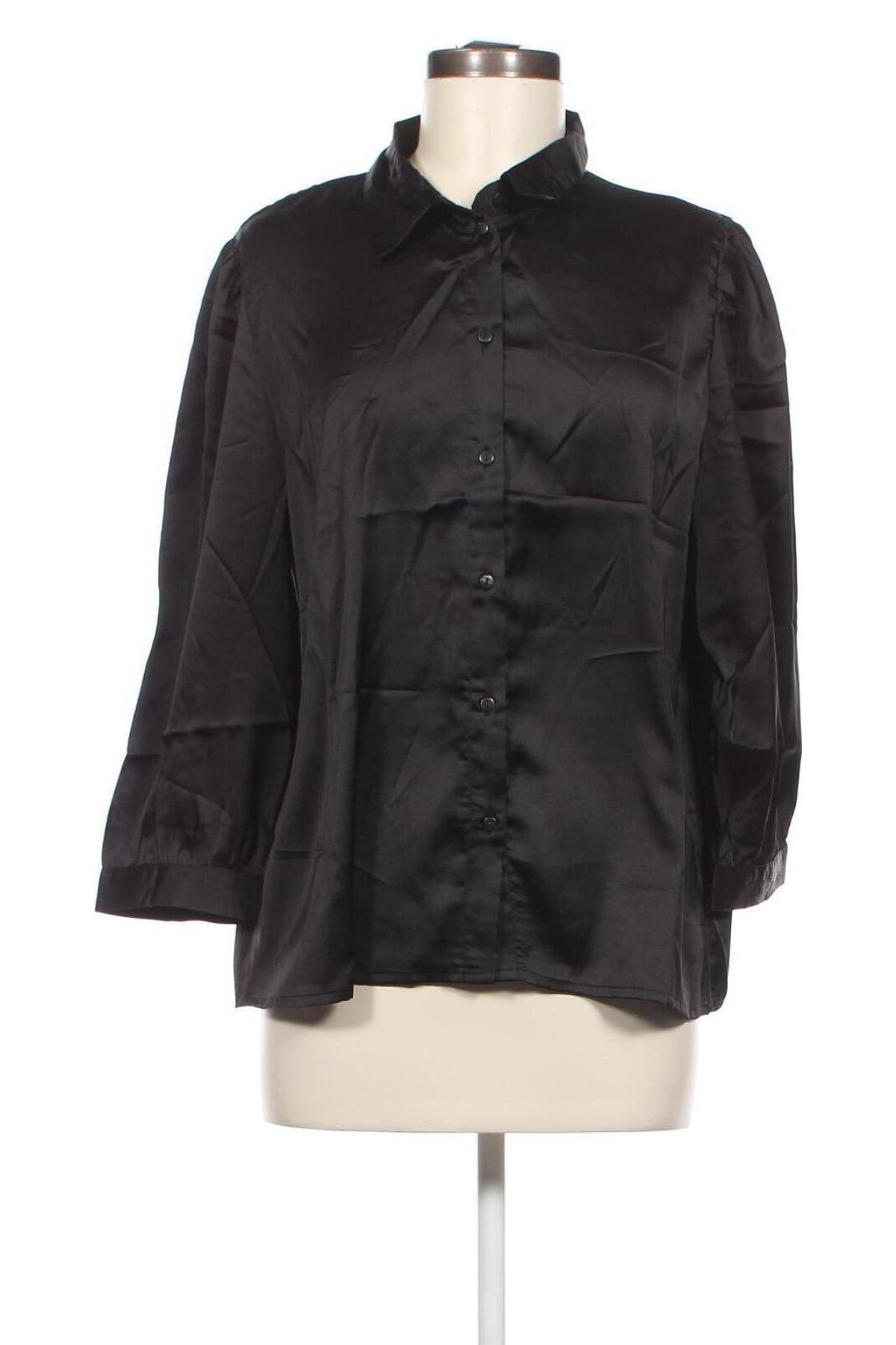 Γυναικείο πουκάμισο Jdy, Μέγεθος XL, Χρώμα Μαύρο, Τιμή 6,60 €