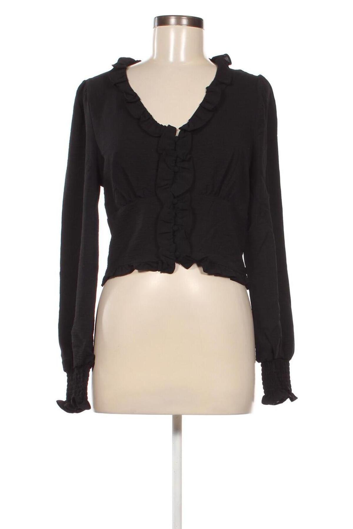 Γυναικείο πουκάμισο Jdy, Μέγεθος M, Χρώμα Μαύρο, Τιμή 6,60 €