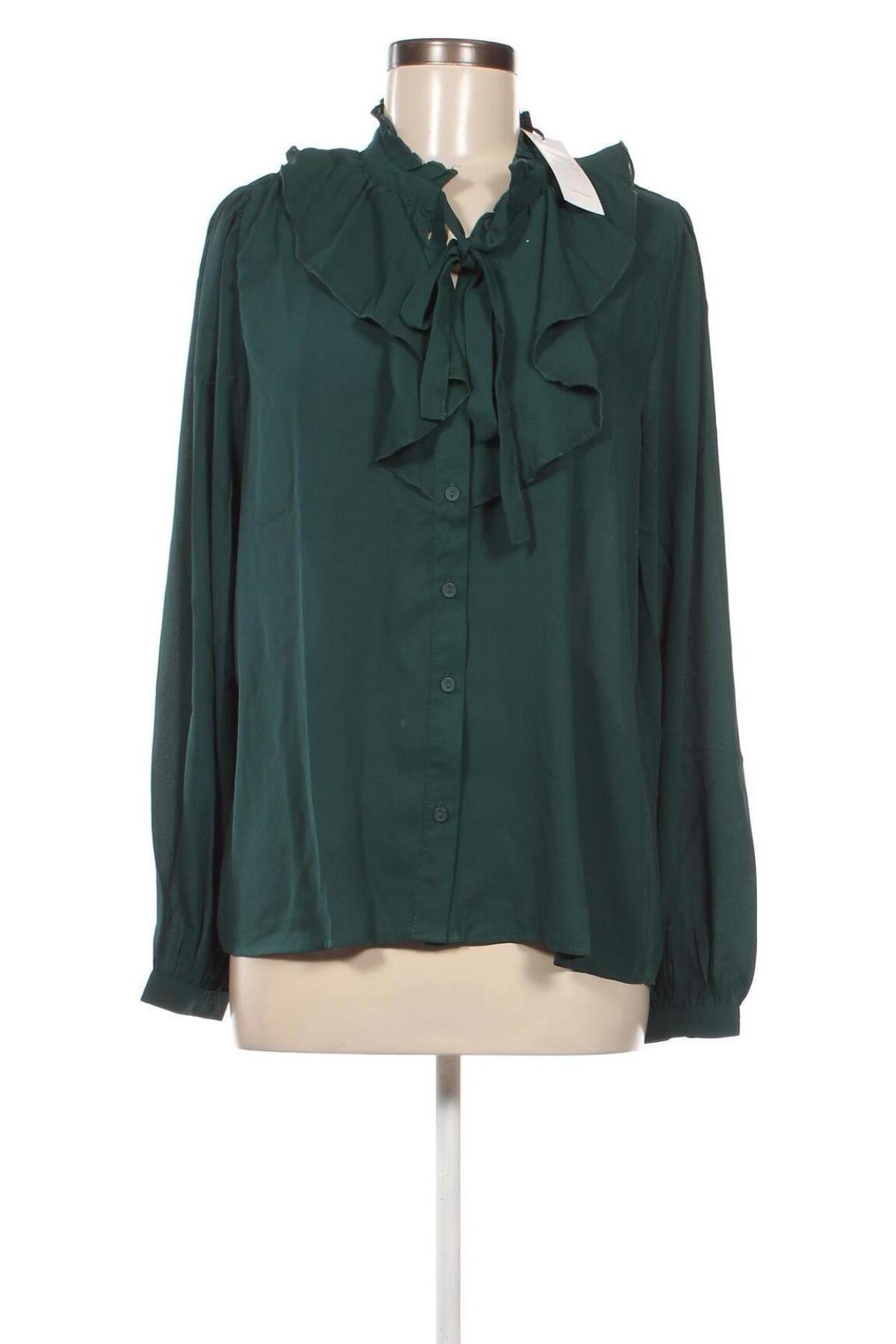 Γυναικείο πουκάμισο Jdy, Μέγεθος L, Χρώμα Πράσινο, Τιμή 5,36 €