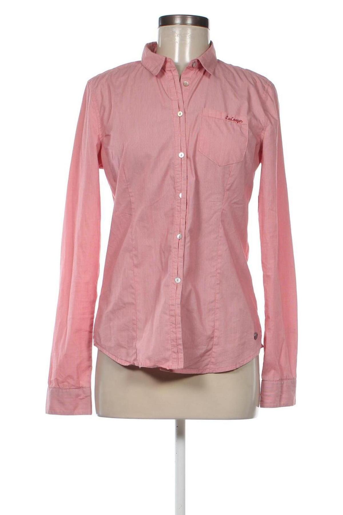 Γυναικείο πουκάμισο Lee Cooper, Μέγεθος M, Χρώμα Κόκκινο, Τιμή 4,70 €