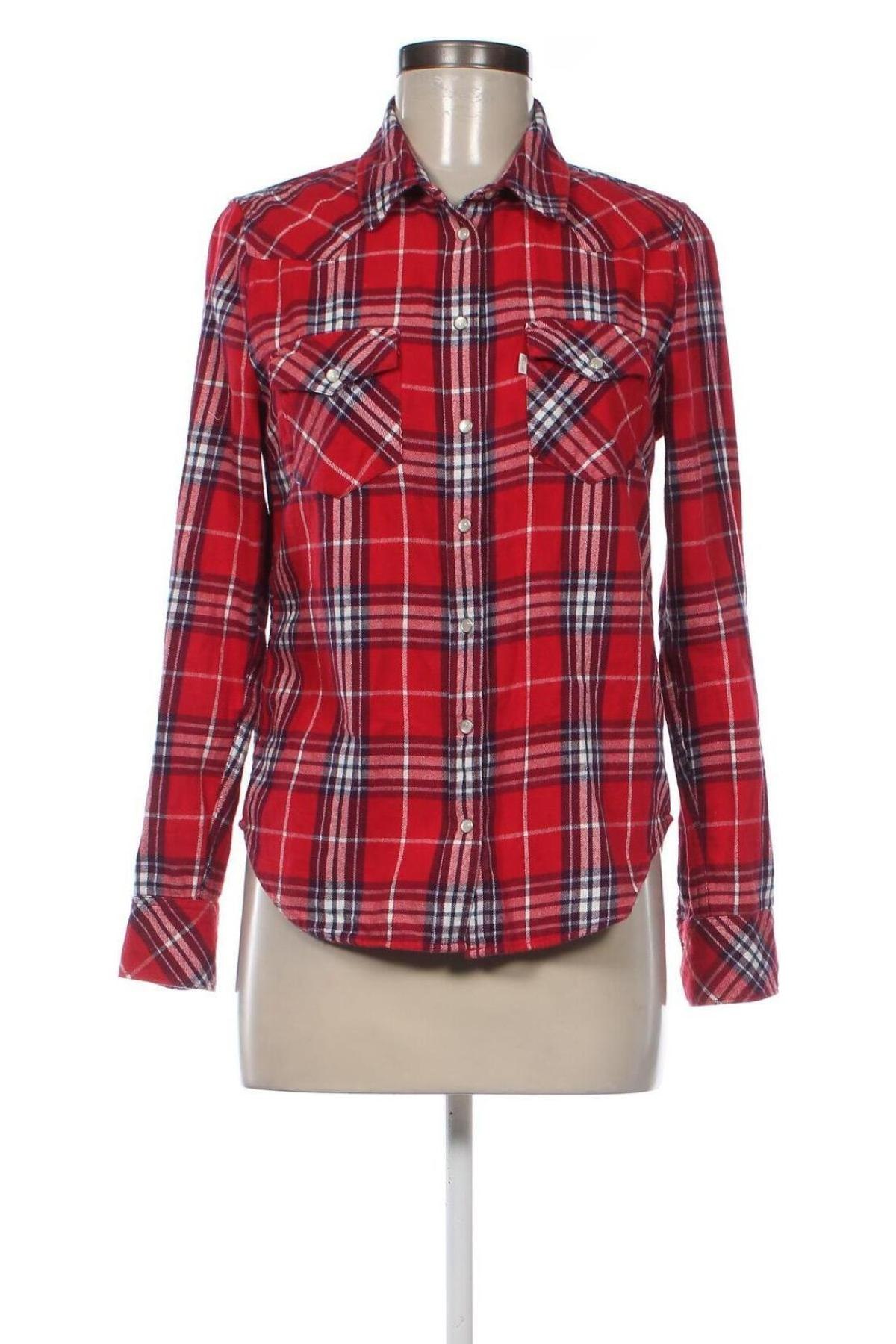 Дамска риза Levi's, Размер S, Цвят Червен, Цена 48,00 лв.