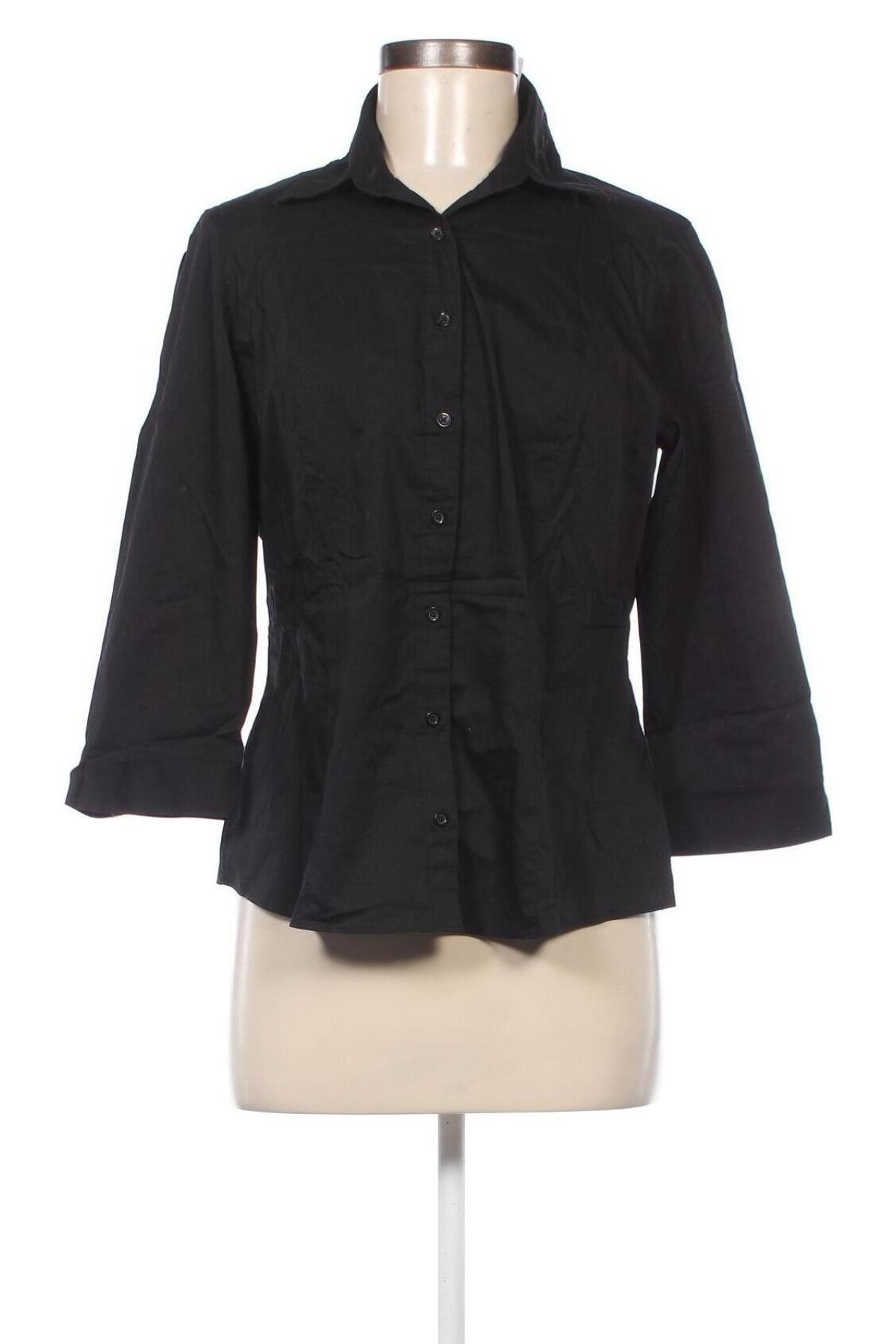 Γυναικείο πουκάμισο Marks & Spencer, Μέγεθος L, Χρώμα Μαύρο, Τιμή 16,70 €