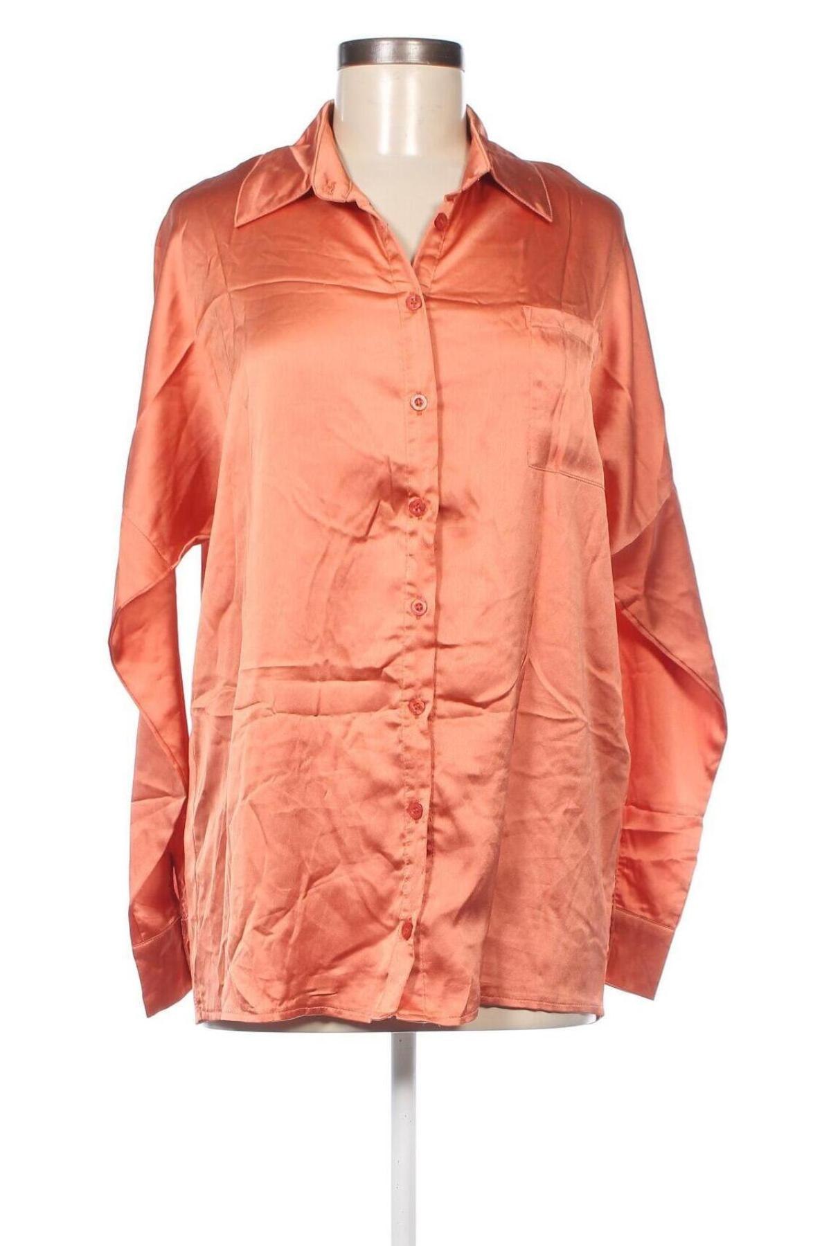 Dámska košeľa  Missguided, Veľkosť XS, Farba Oranžová, Cena  14,18 €