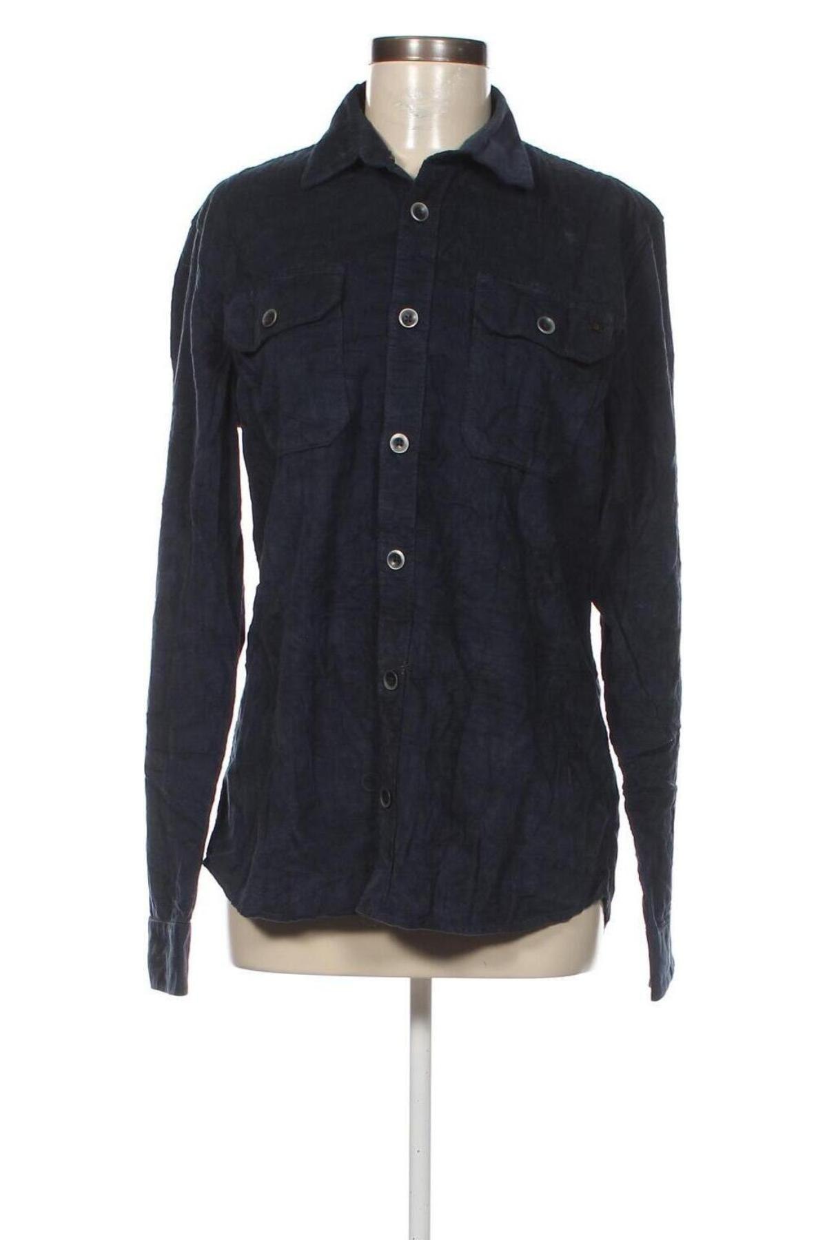 Γυναικείο πουκάμισο No Excess, Μέγεθος M, Χρώμα Μπλέ, Τιμή 8,41 €