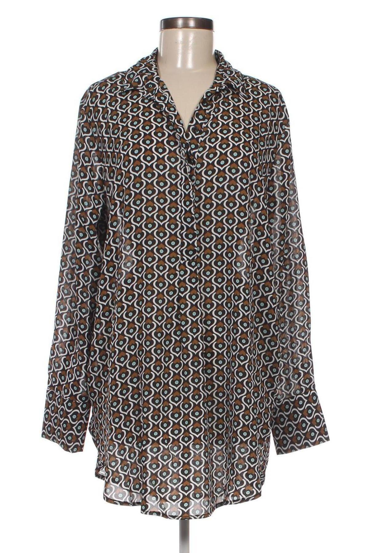 Γυναικείο πουκάμισο Norah, Μέγεθος XL, Χρώμα Πολύχρωμο, Τιμή 21,03 €