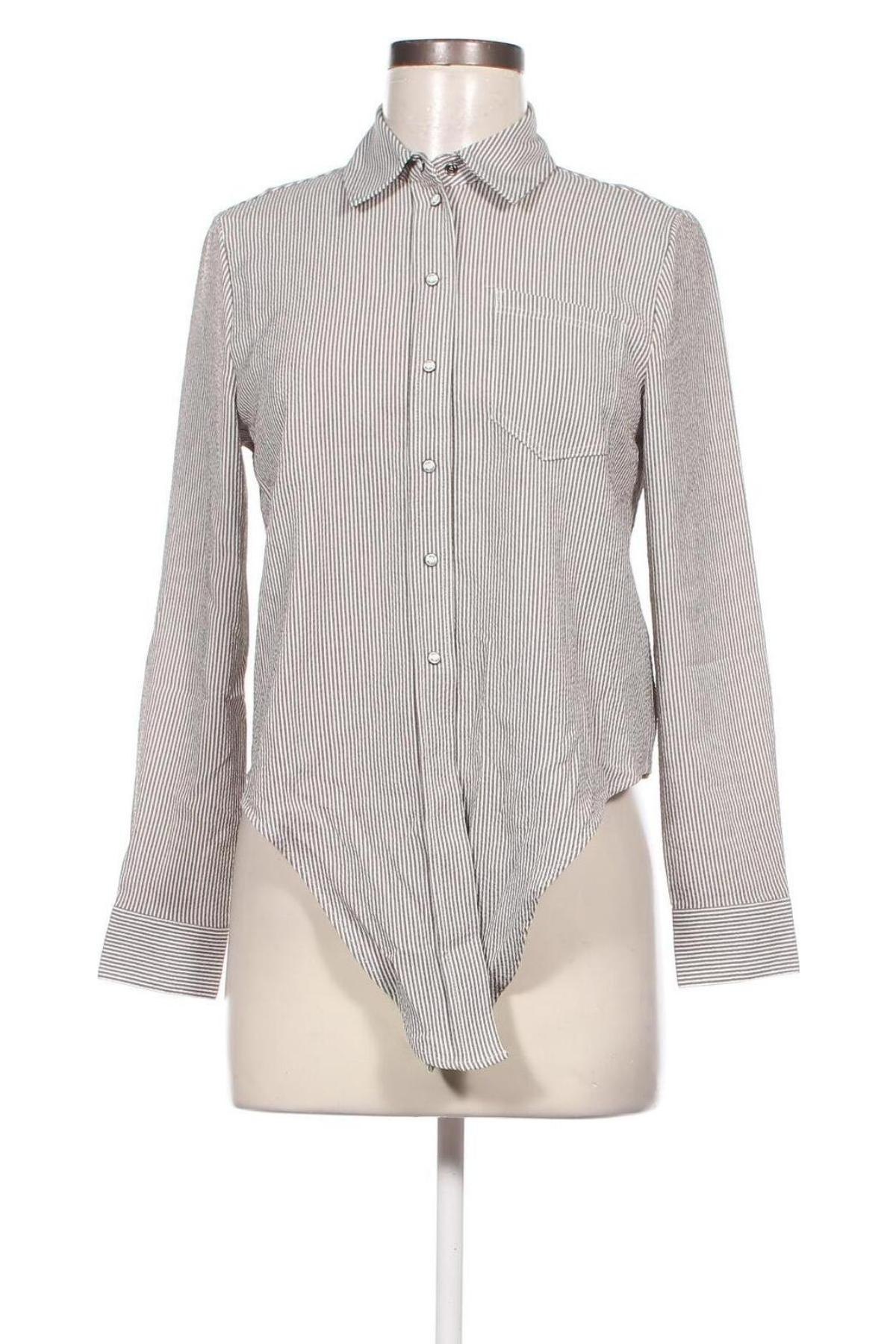 Γυναικείο πουκάμισο ONLY, Μέγεθος XXS, Χρώμα Γκρί, Τιμή 4,74 €