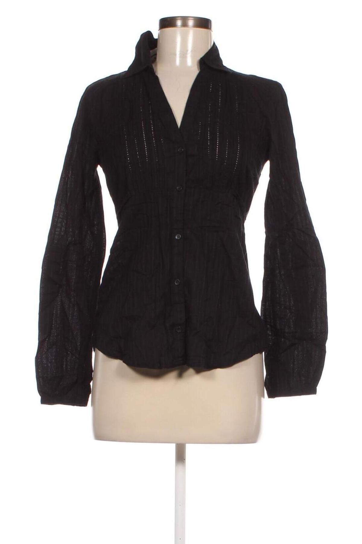 Γυναικείο πουκάμισο Pimkie, Μέγεθος S, Χρώμα Μαύρο, Τιμή 3,87 €