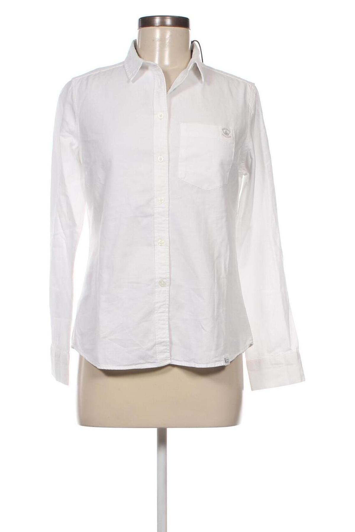 Γυναικείο πουκάμισο Superdry, Μέγεθος M, Χρώμα Λευκό, Τιμή 24,49 €